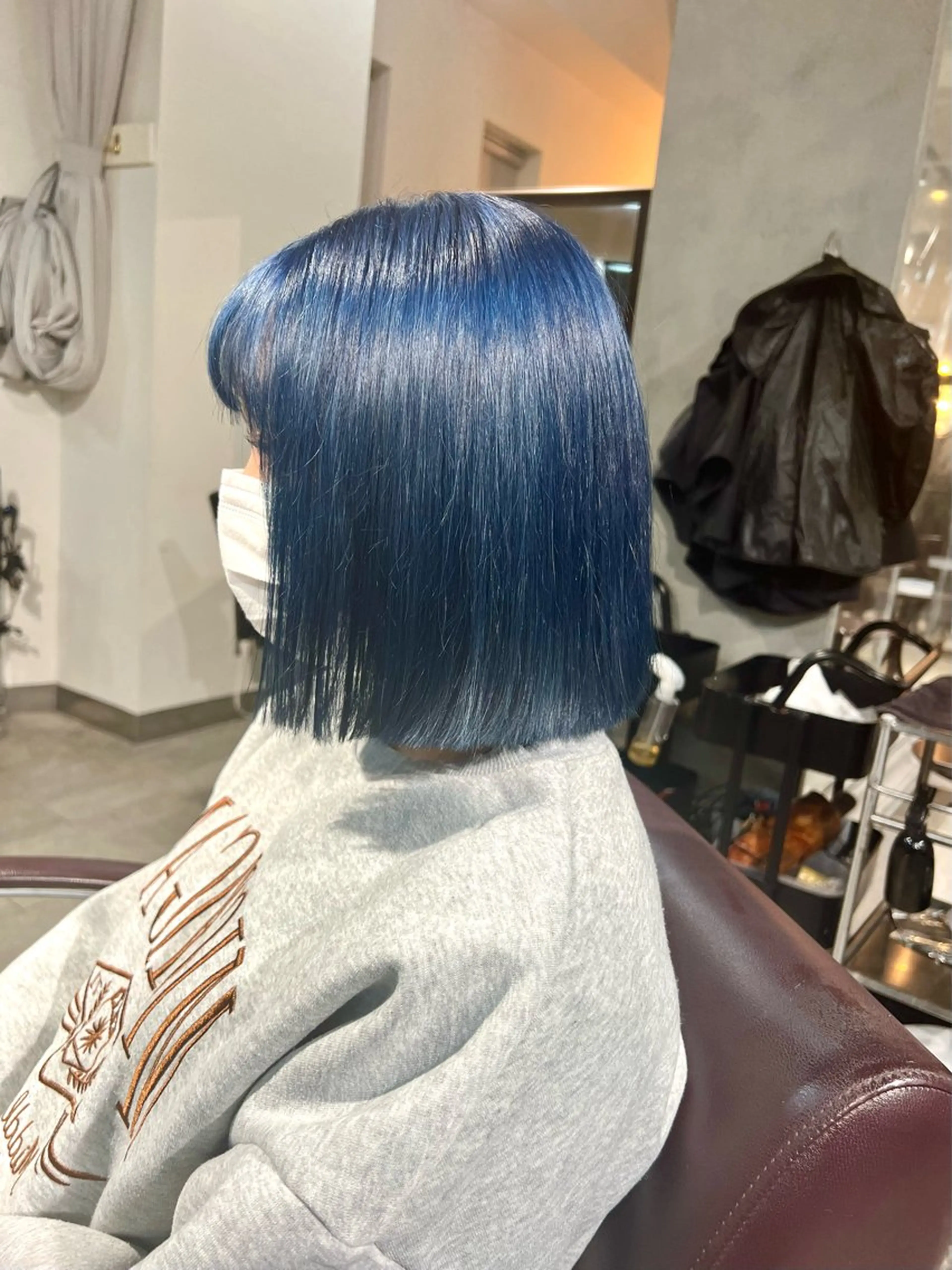 ミディアム カラー ヘアアレンジ ヘアカラー トリートメント ヘアセット 🌈インナーカラー ‘ショウマ’🌈のヘアスタイル