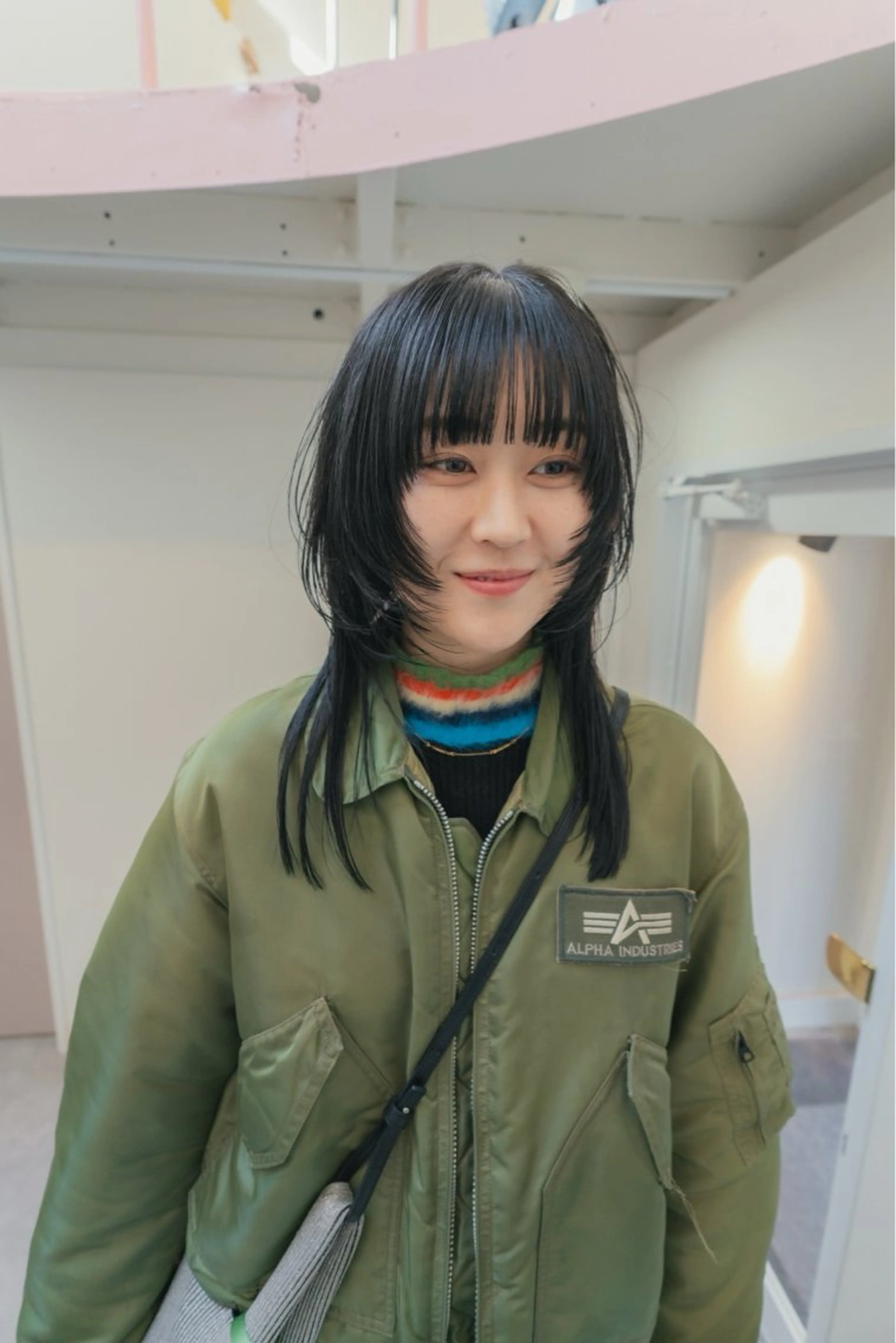 ロング ハイレイヤー レイヤーカット ロング カット ヘアカラー トリートメント kyon.hair 韓国カットカラーのヘアスタイル