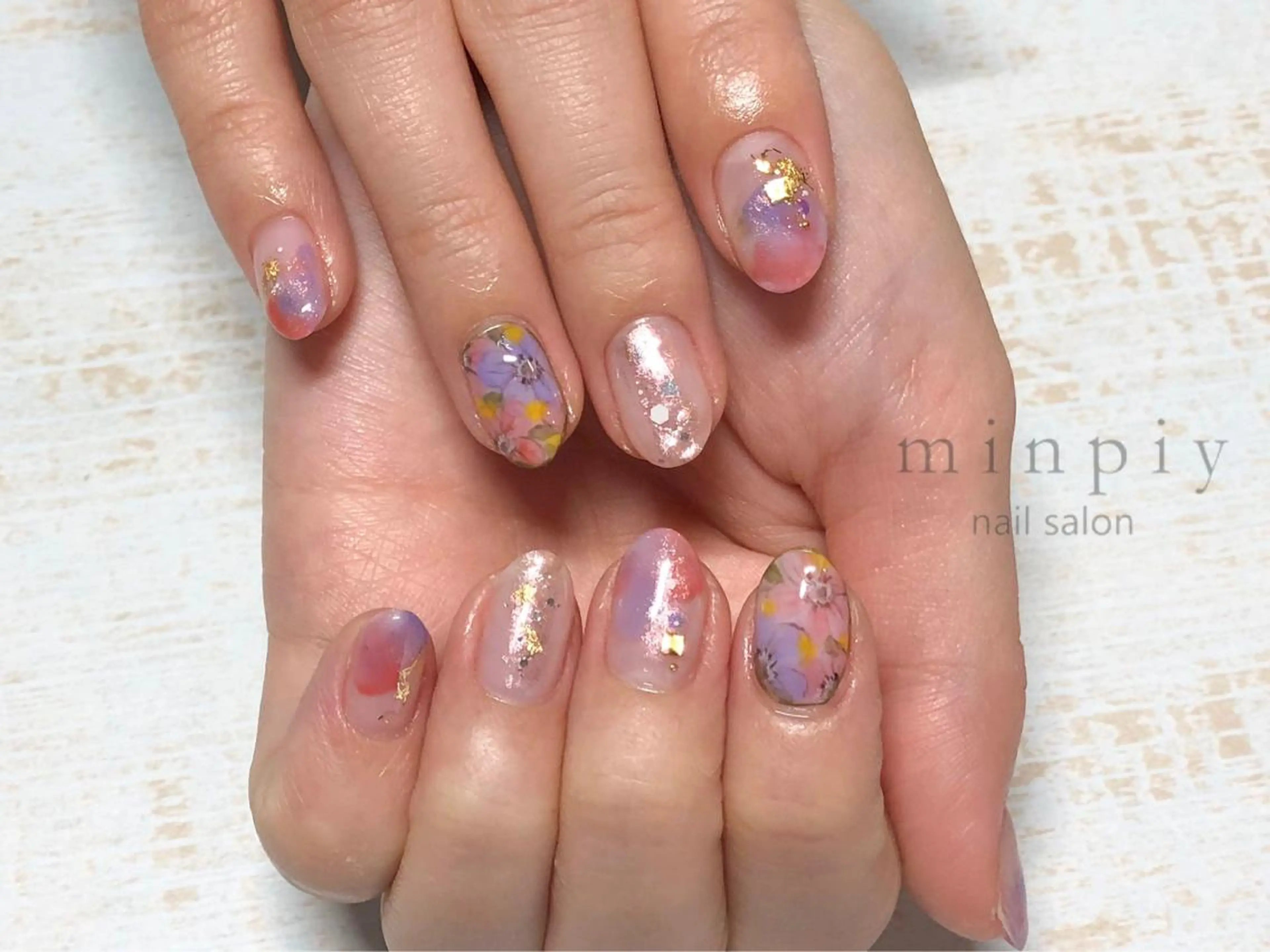 ネイル 𖡼 yumenoのネイルデザイン