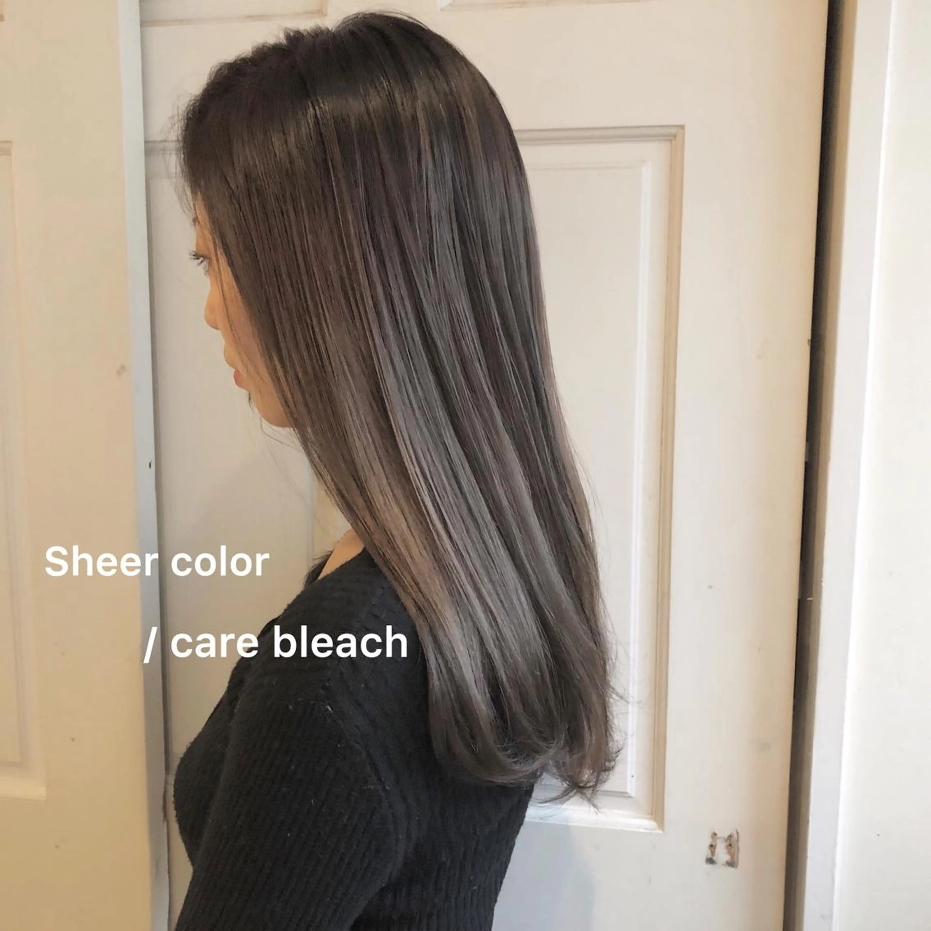 セミロング カット ヘアカラー トリートメント 🌸ハイトーン 新田　廉 🌸のヘアスタイル