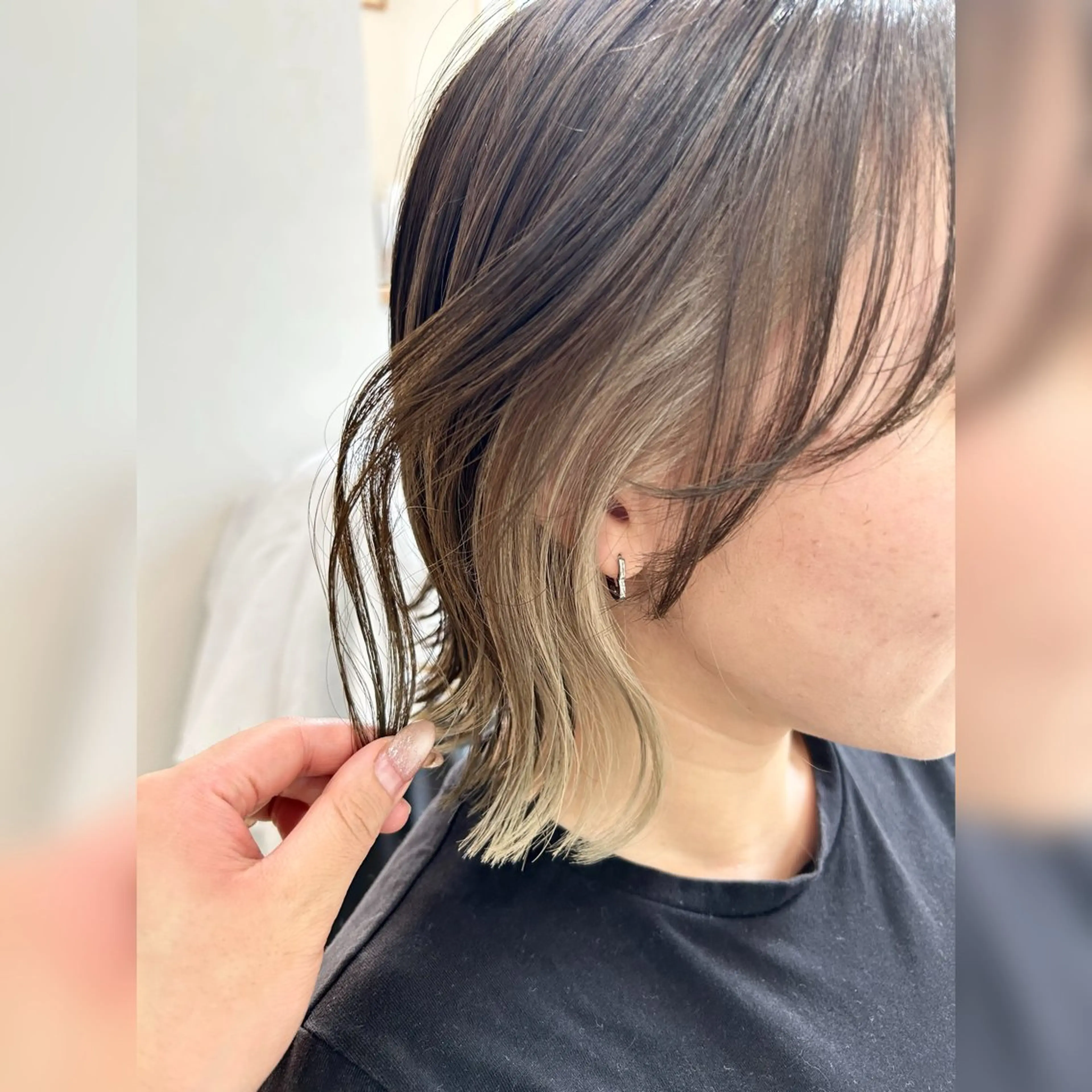 ショート カット ヘアカラー お子様と美容室🧸 HidamaRi絢菜のヘアスタイル