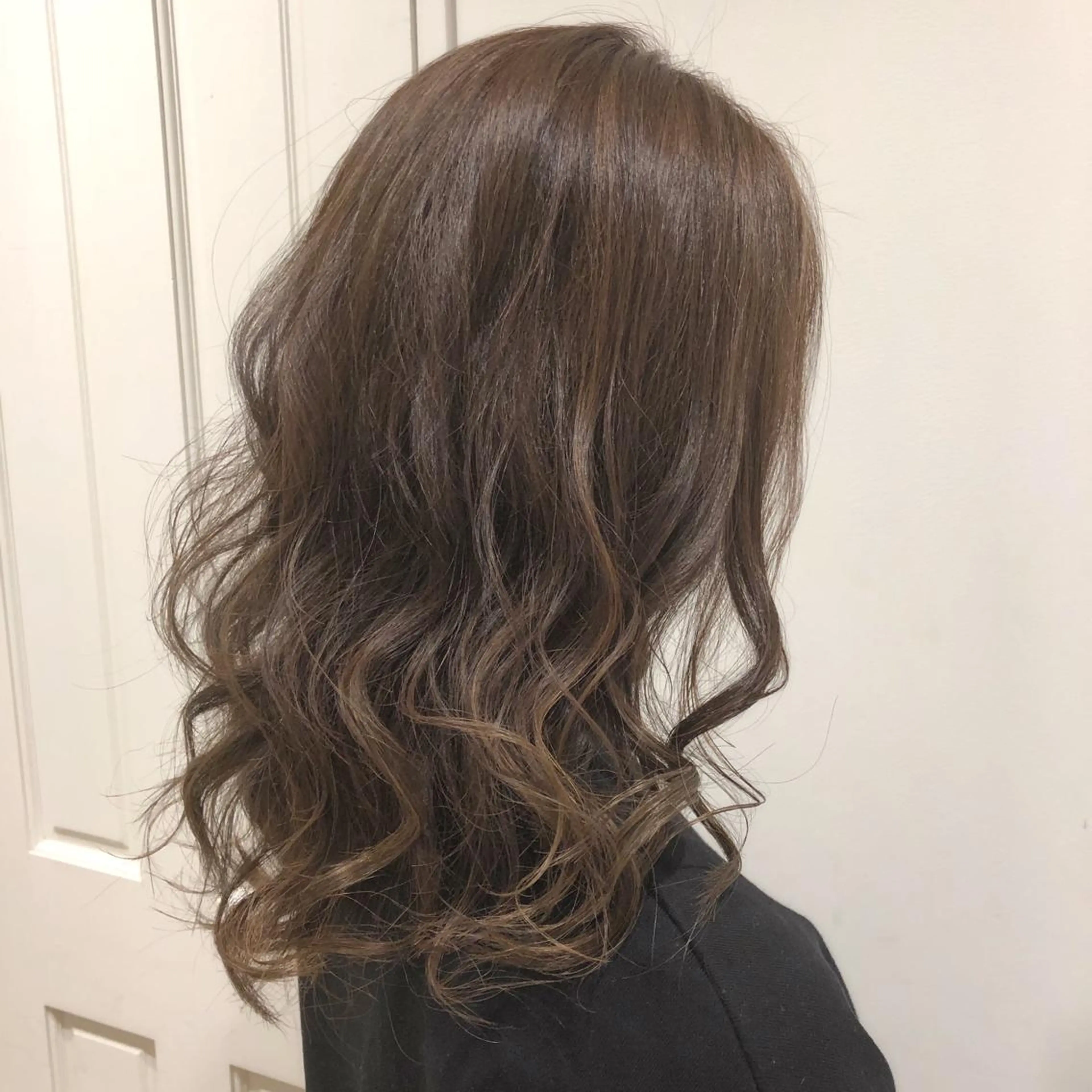 セミロング ヘアカラー 南都 良太のヘアスタイル