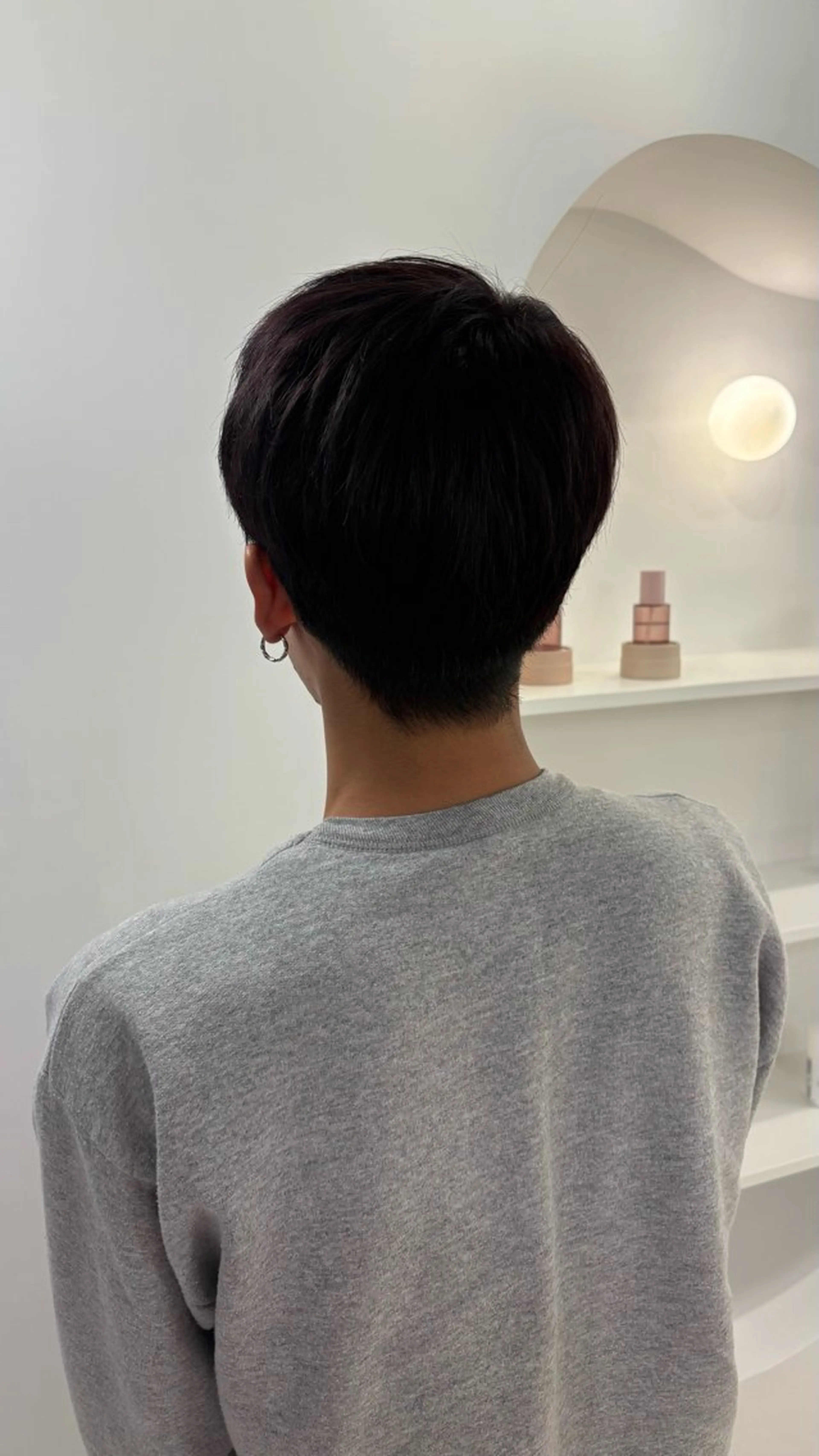 ショート カラー ショートレイヤー レイヤーカット ショートヘア カット ヘアカラー ヘッドスパ 福田 涼香のヘアスタイル