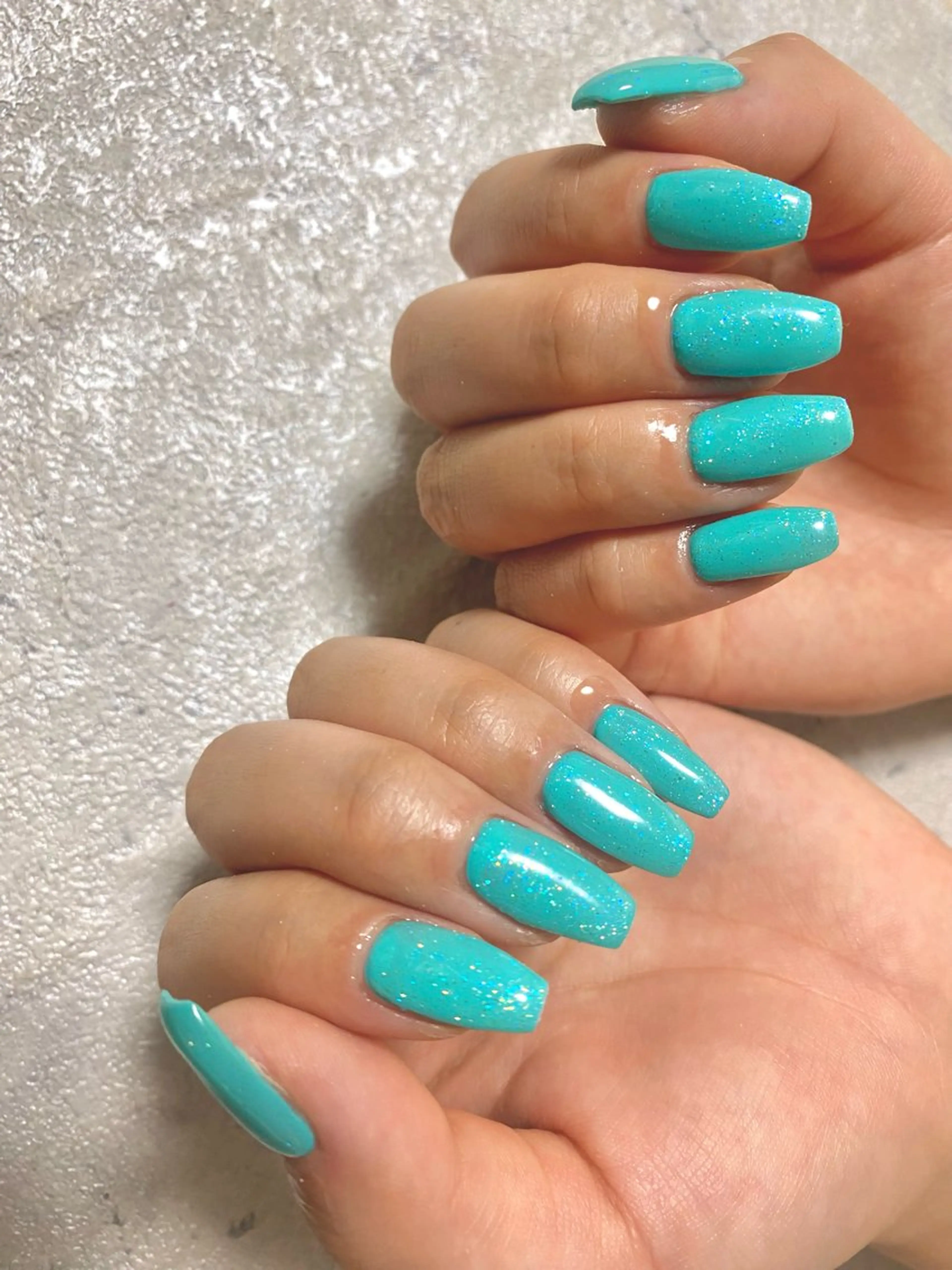 ネイル オーロラネイル ラメ(グリッター) ハンドネイル ハンドケア ëmma nail_ by chulaのネイルデザイン