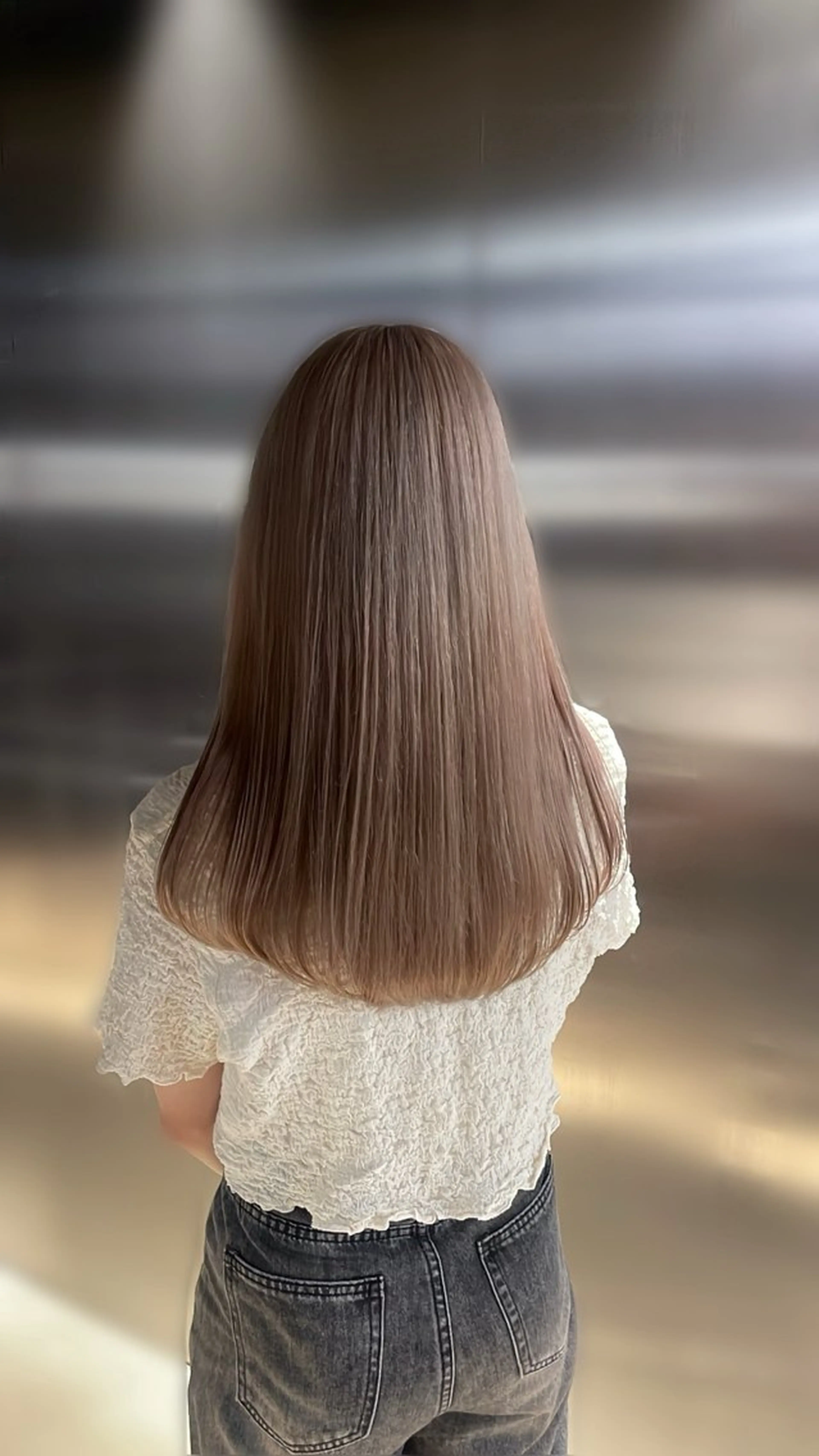 ロング カラー ベージュカラー ハイトーンカラー ミルクティーベージュ 名古屋栄♡PELE/ ブリーチ/ハイトーンのヘアスタイル