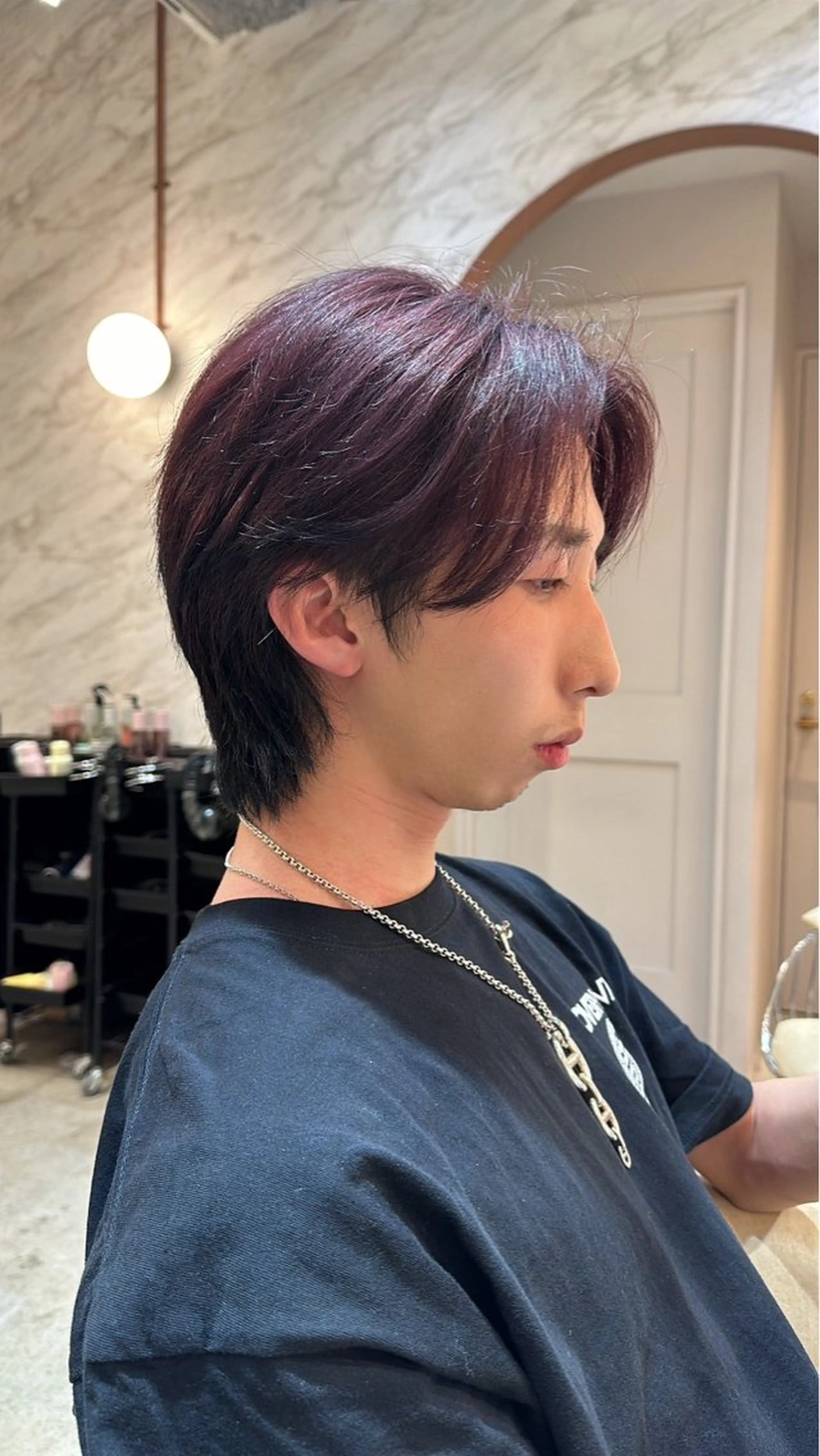 メンズ マッシュウルフ マッシュ メンズウルフカット ウルフカット ハッシュカット/韓国 レイヤー/カハナのヘアスタイル