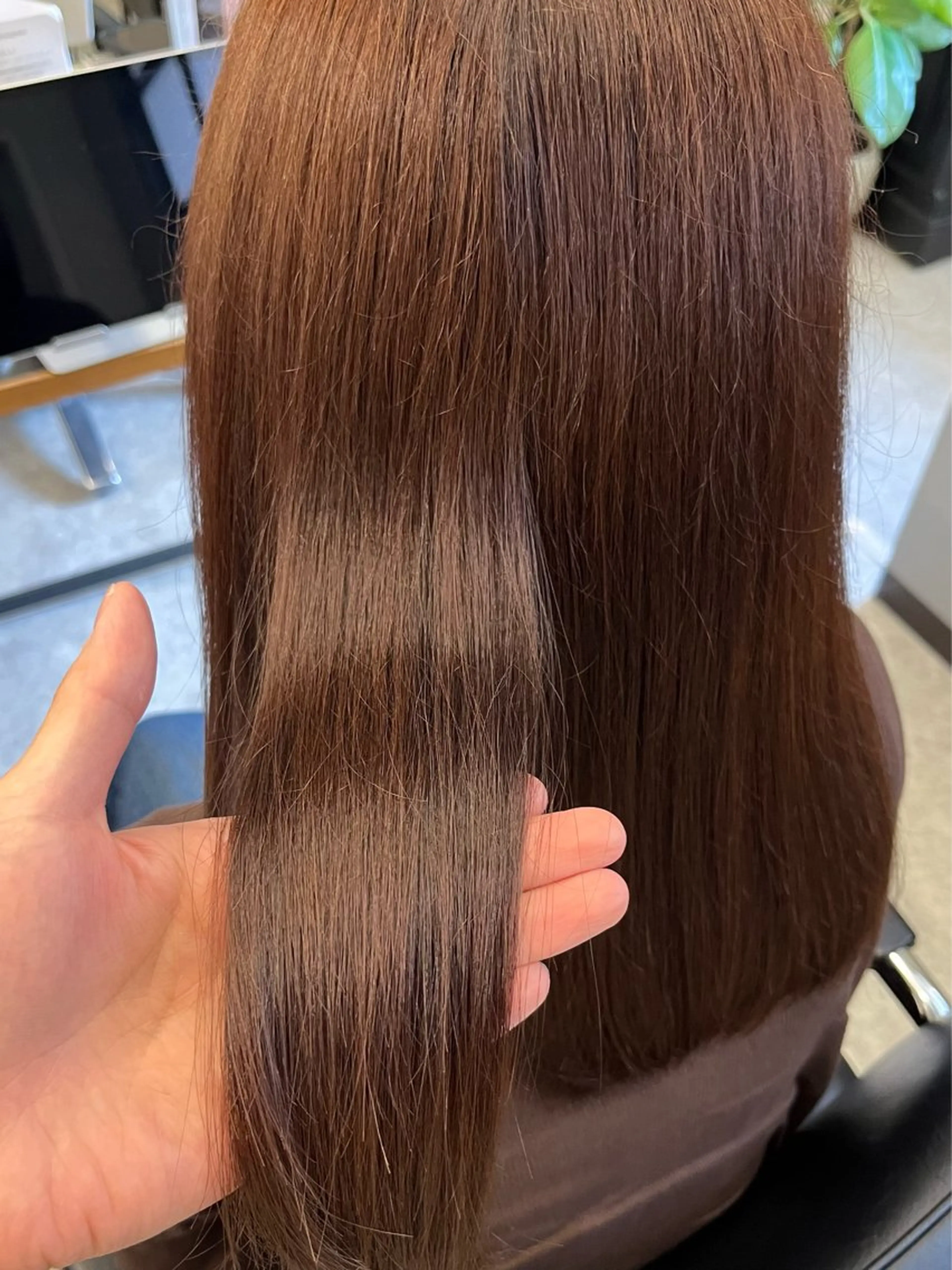 ミディアム パーマ カット ヘアカラー 縮毛矯正 セジールヘアメゾン所属・韓国レイヤー/透明感 カラー🐈曾根高のヘアスタイル