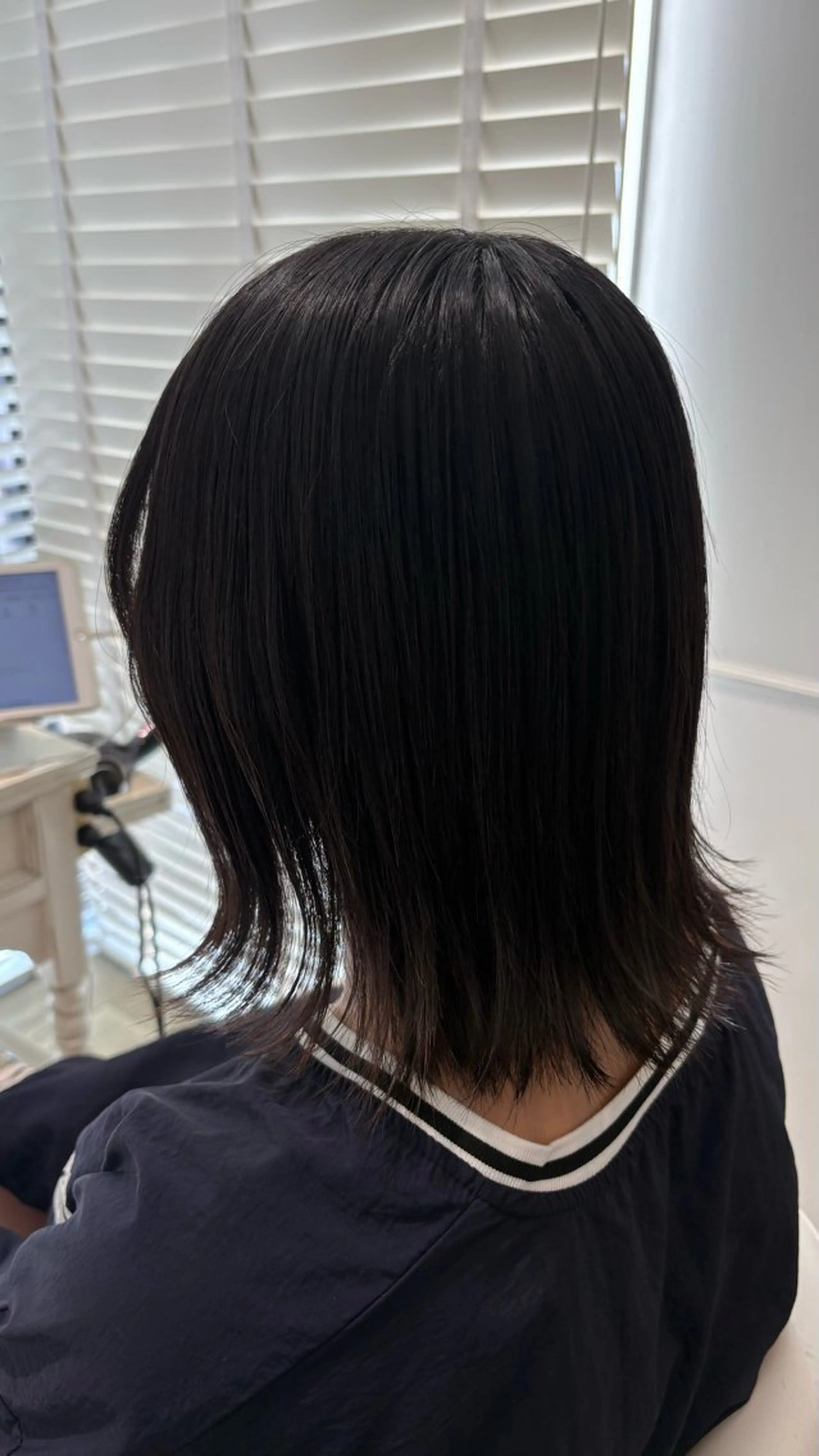 ロング カラー カット 似合わせ 顔周りYUUGAのヘアスタイル