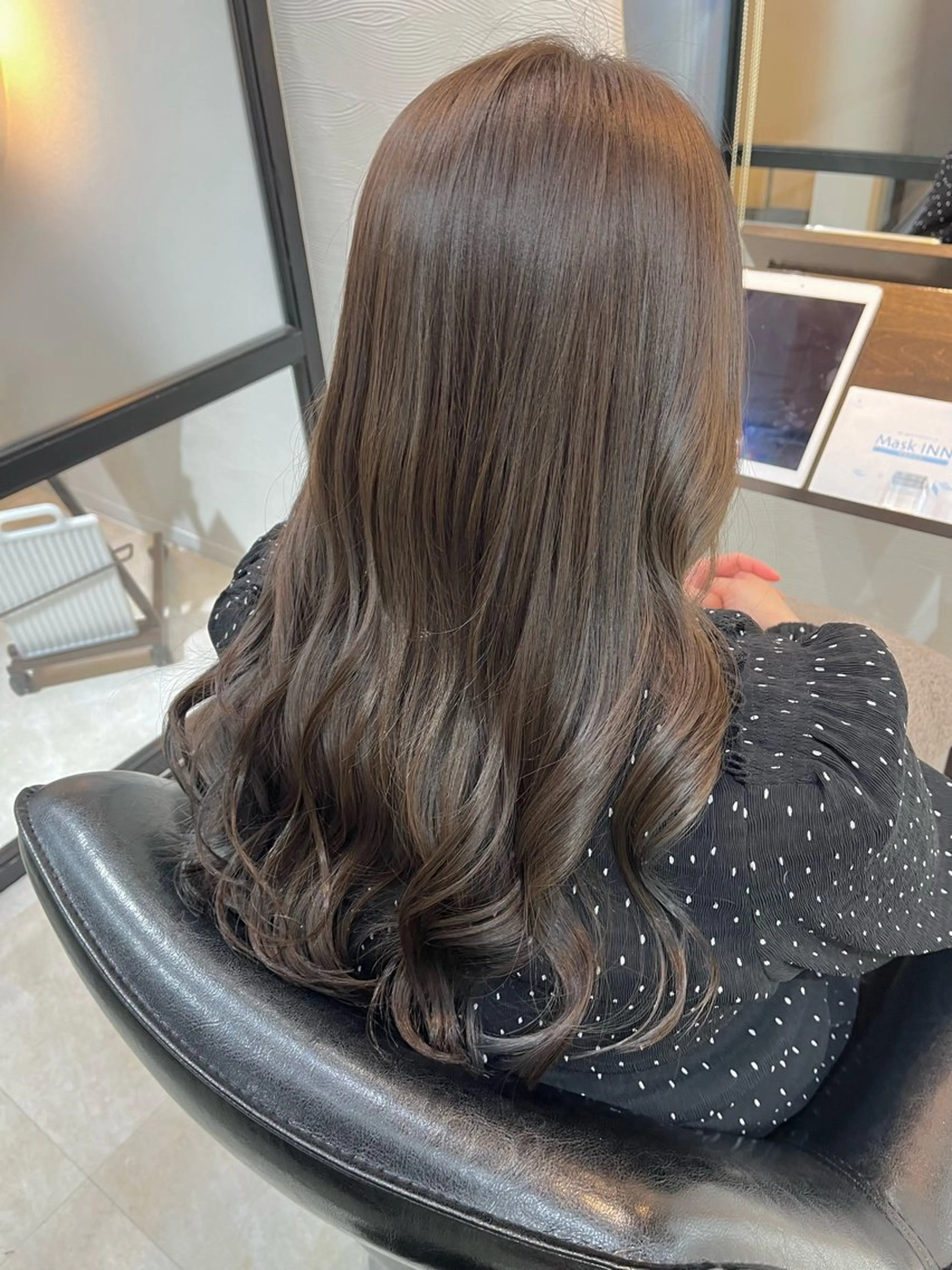 ロング カラー カット ヘアカラー トリートメント 【ニュアンスカラー・ 髪質改善】スズキカナのヘアスタイル