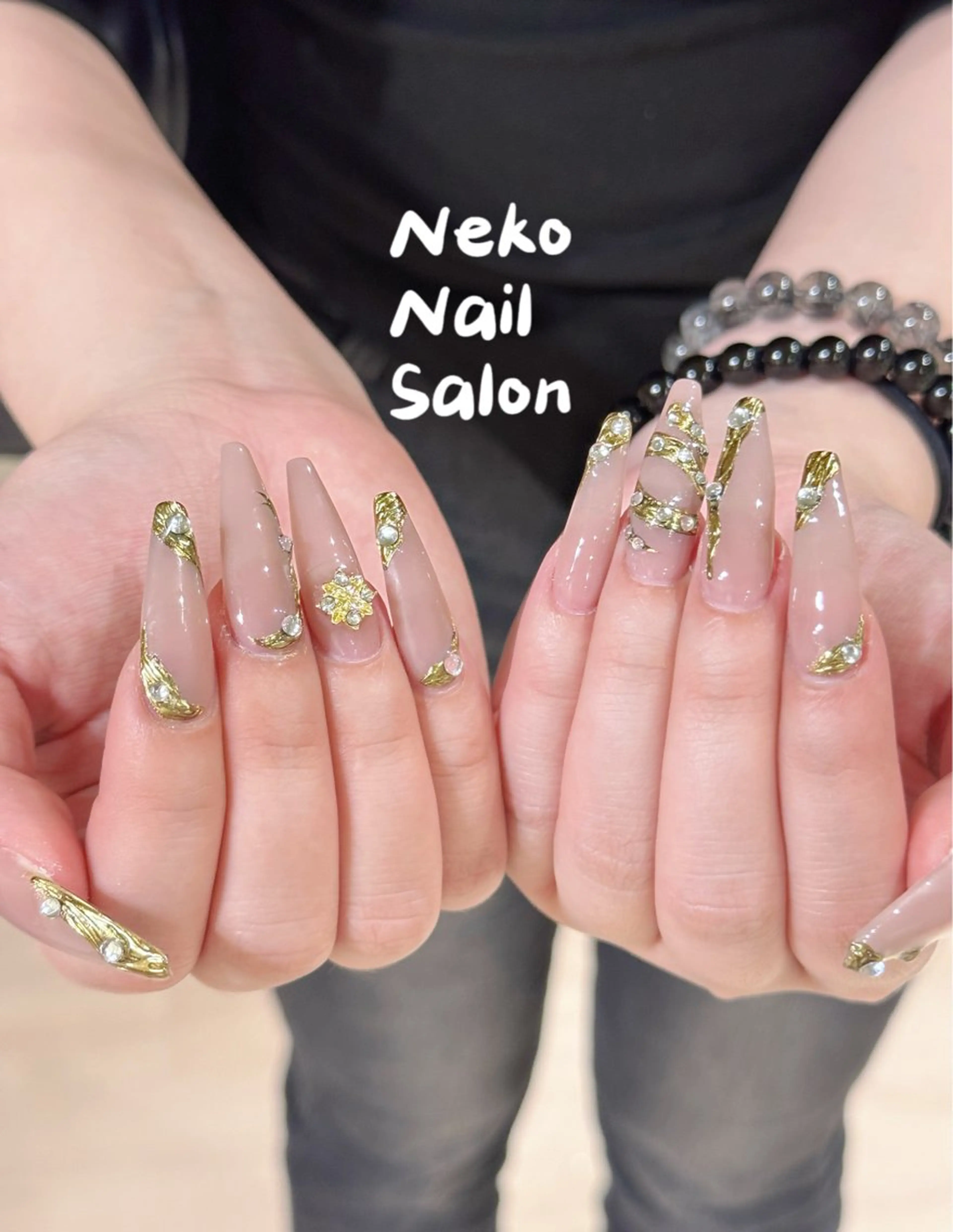 ネイル ロングネイル neko nailのネイルデザイン