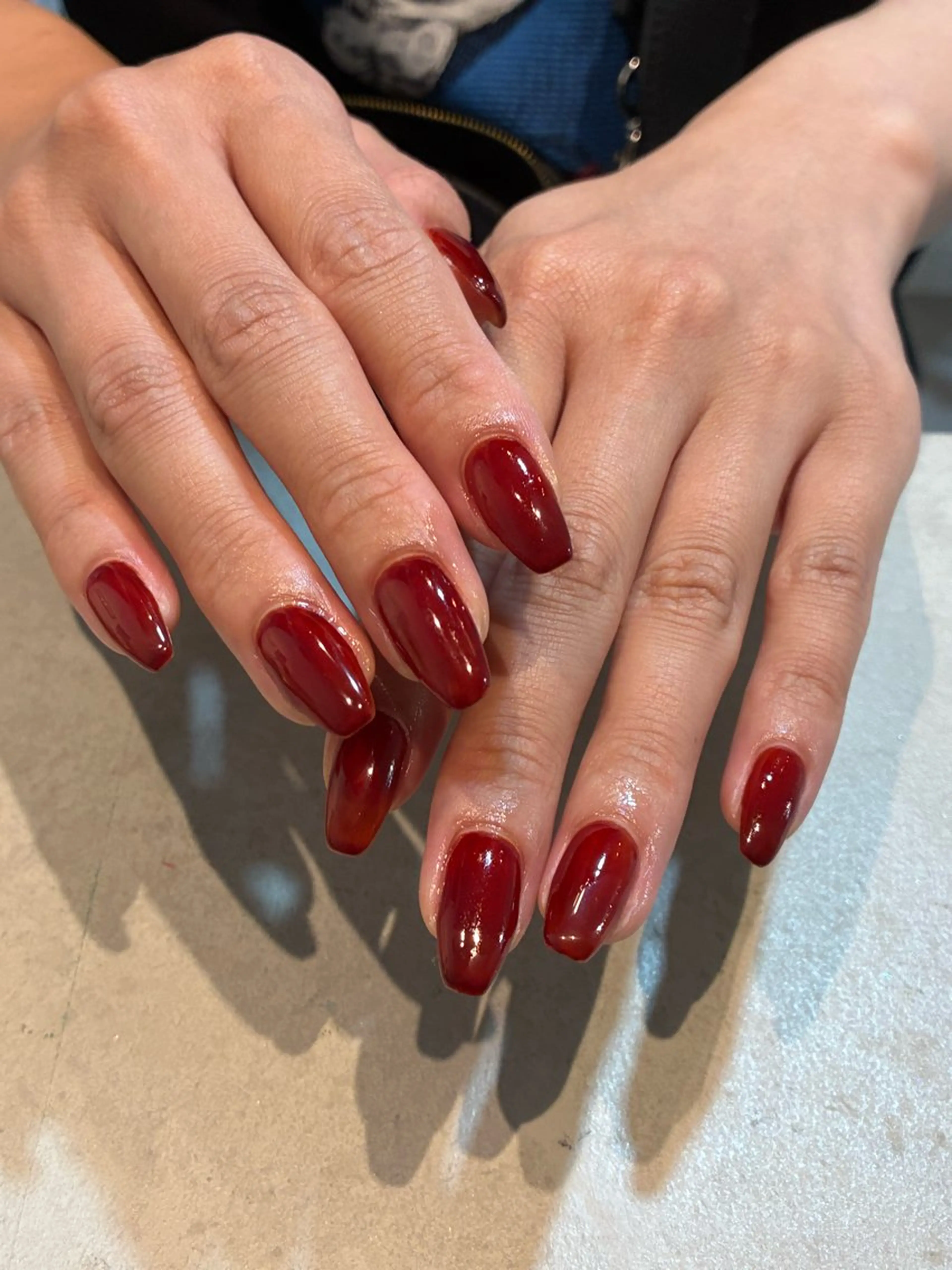 【モデル様限定メニュー】10本長さ出し+ワンカラー <オフ&ケア込み>の写真