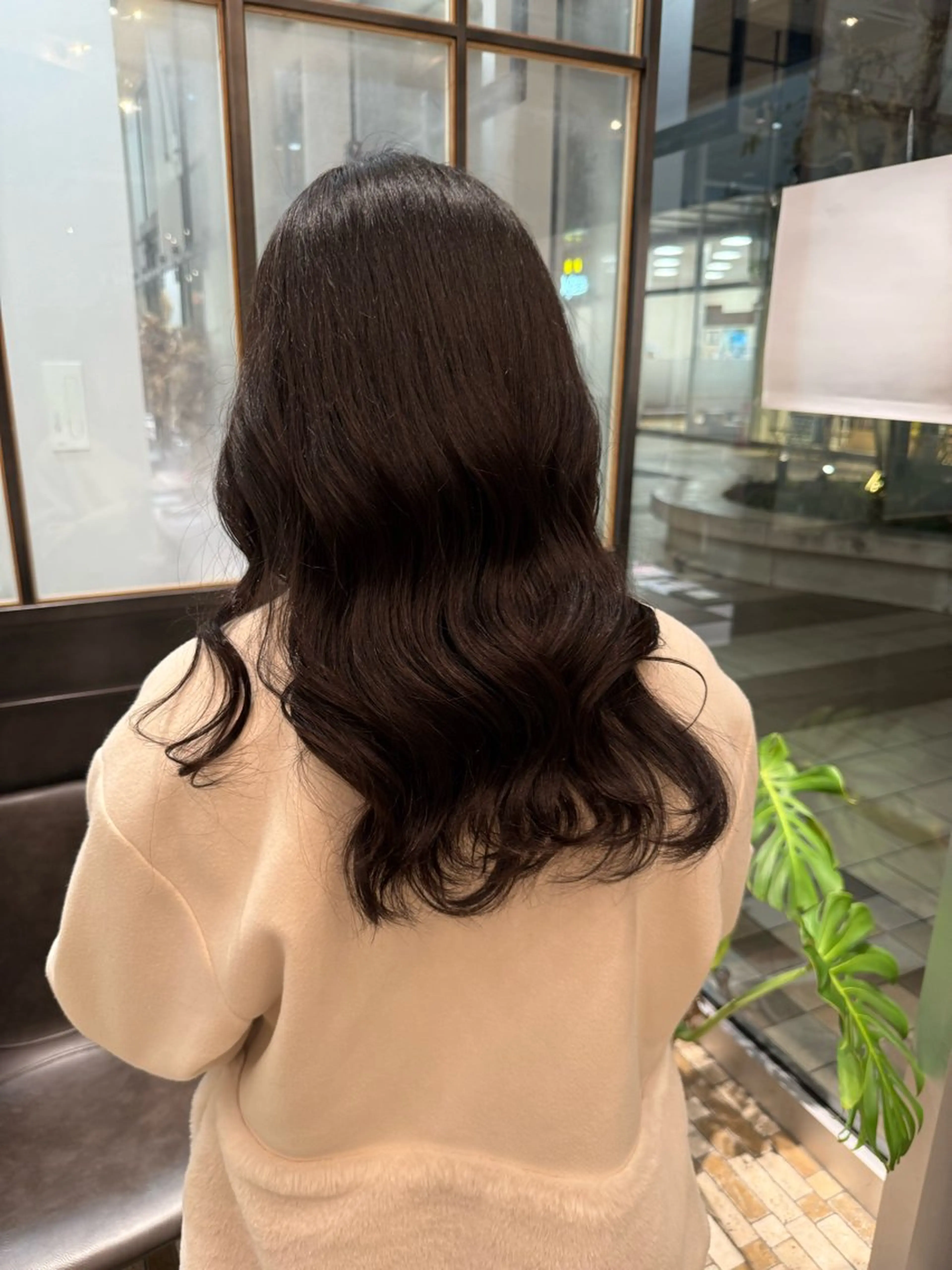 ロング ヘアカラー レイヤーカット /momocaのヘアスタイル