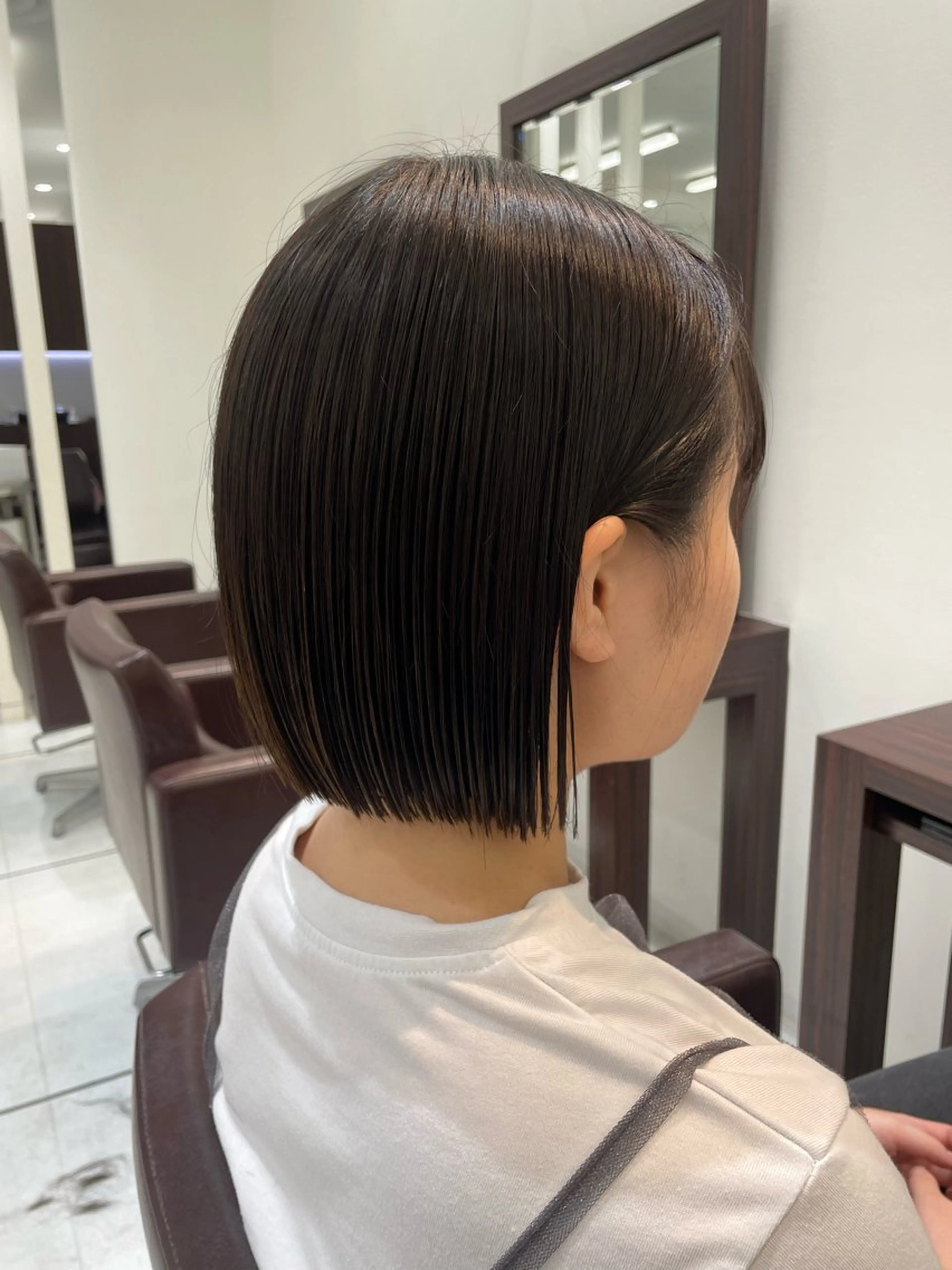 ショート 切りっぱなしボブ ボブ 【千葉駅南口歩1分】 MAKAのヘアスタイル