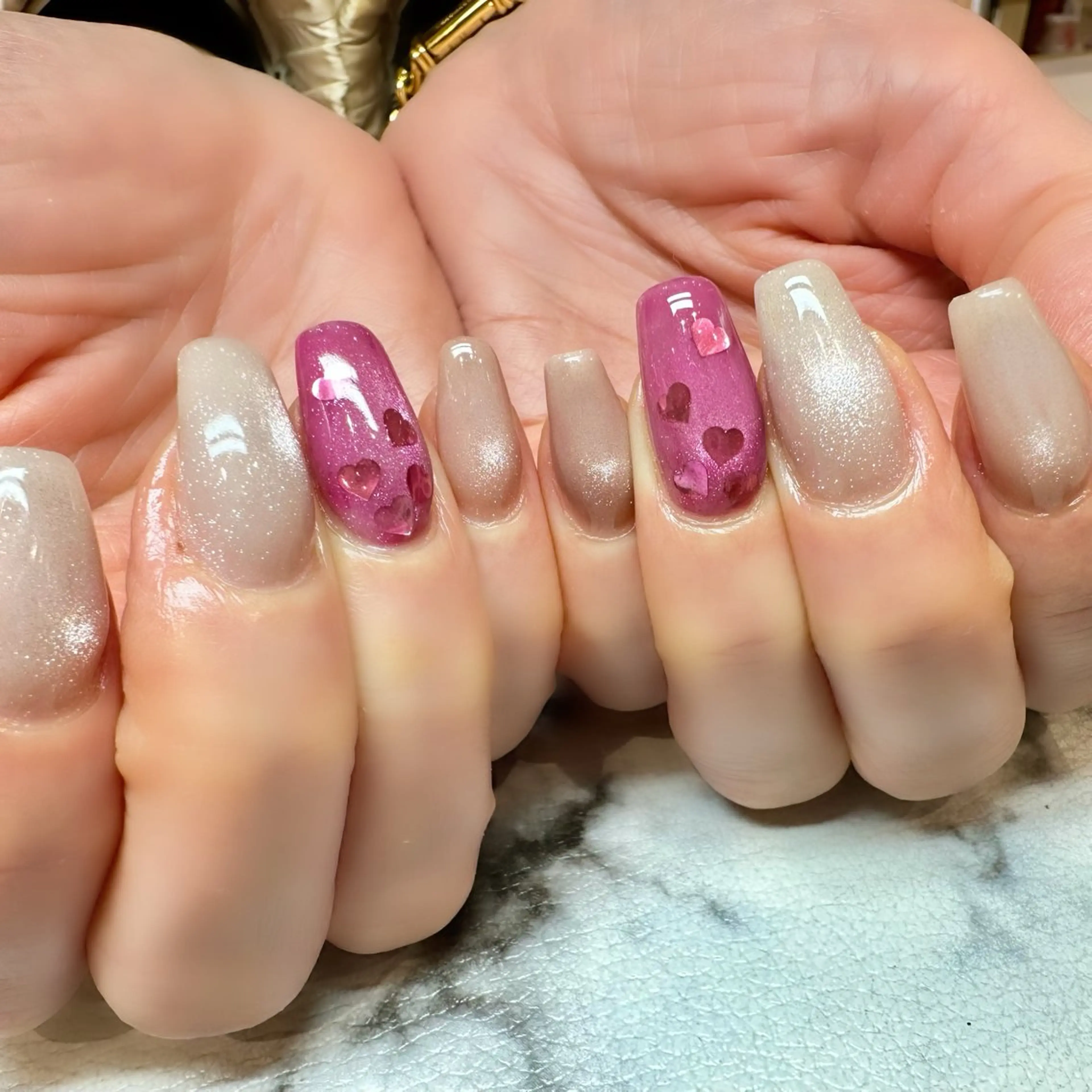 ネイル ハート Oshiiro nailのネイルデザイン