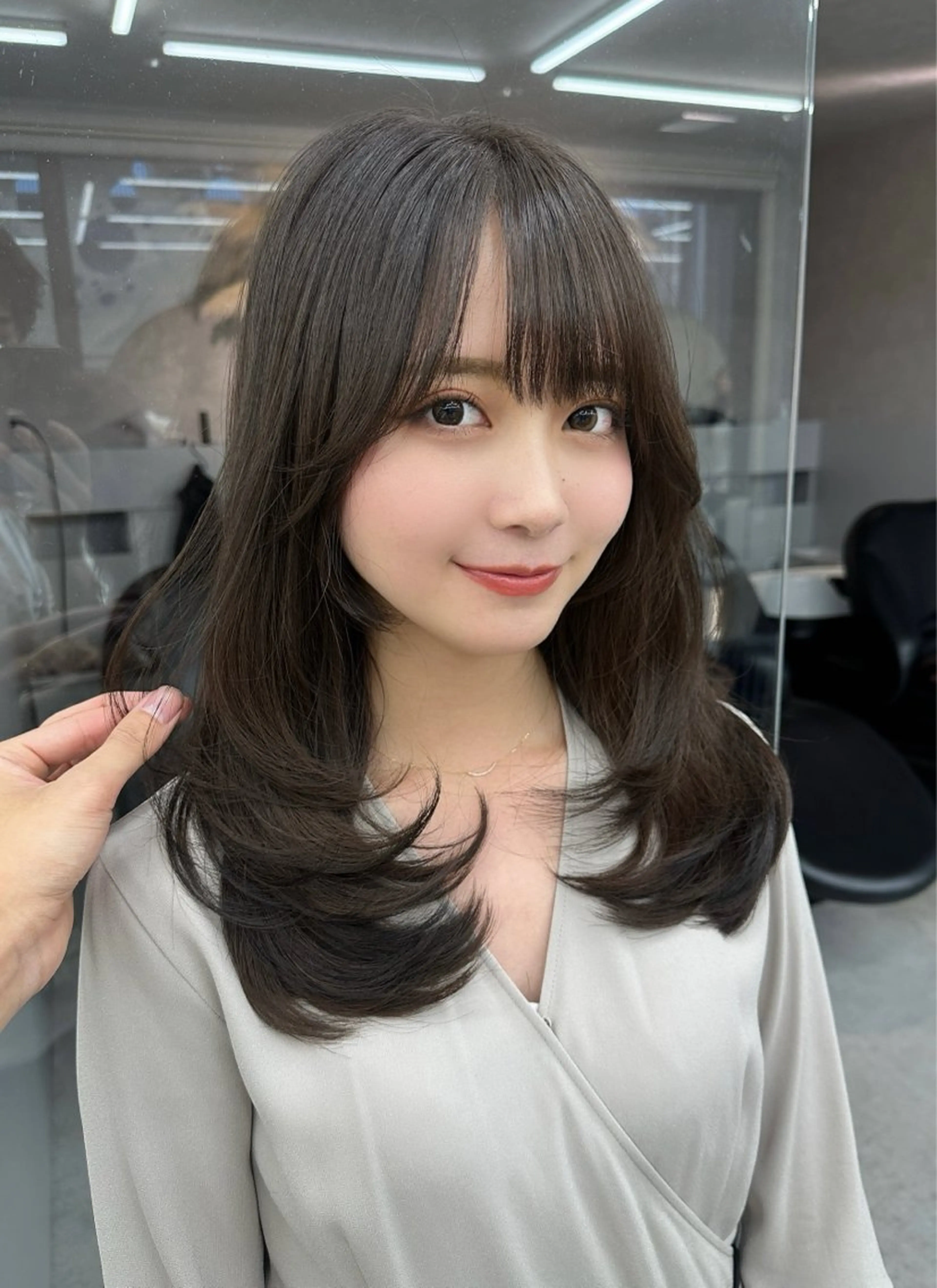 ロング MOMOHA/ 🍑レイヤーカットのヘアスタイル