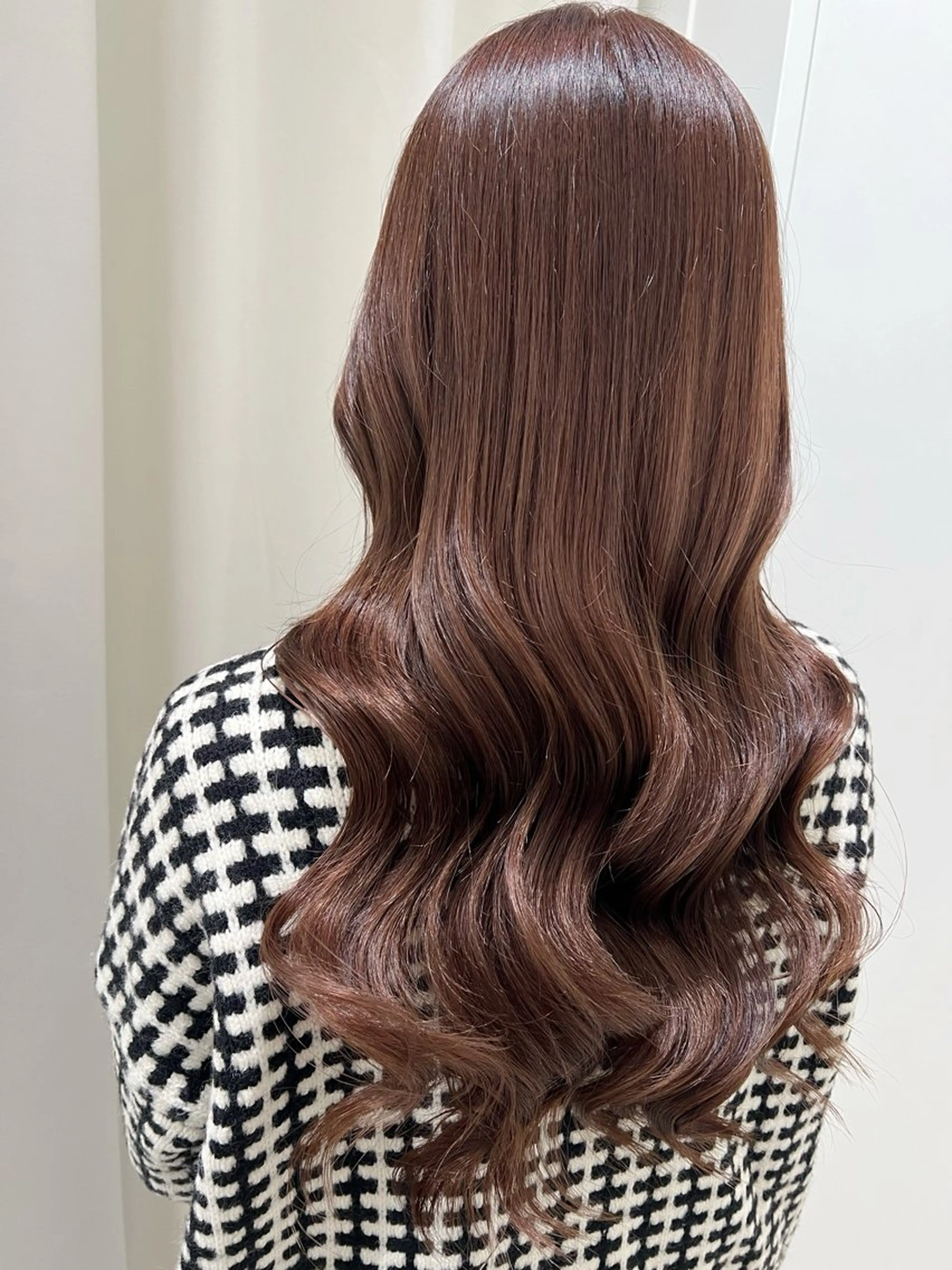 ロング カラー ヘアアレンジ ブラウンカラー ココアブラウン 髪質改善 トリートメント トリートメント 新宿color🐝 AYAKA🌈💖のヘアスタイル