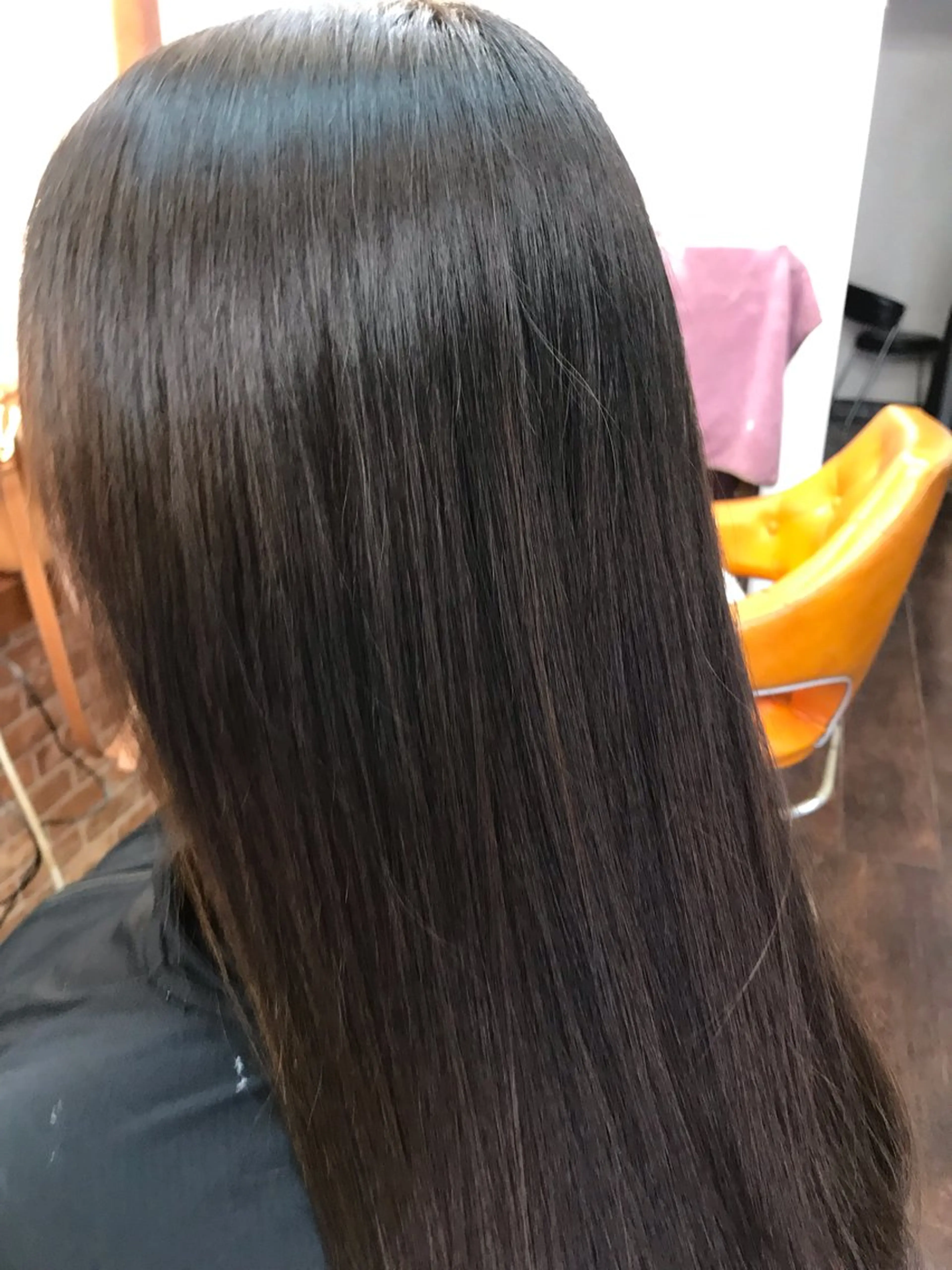 セミロング パーマ パーマ トリートメント 桧山 真のヘアスタイル