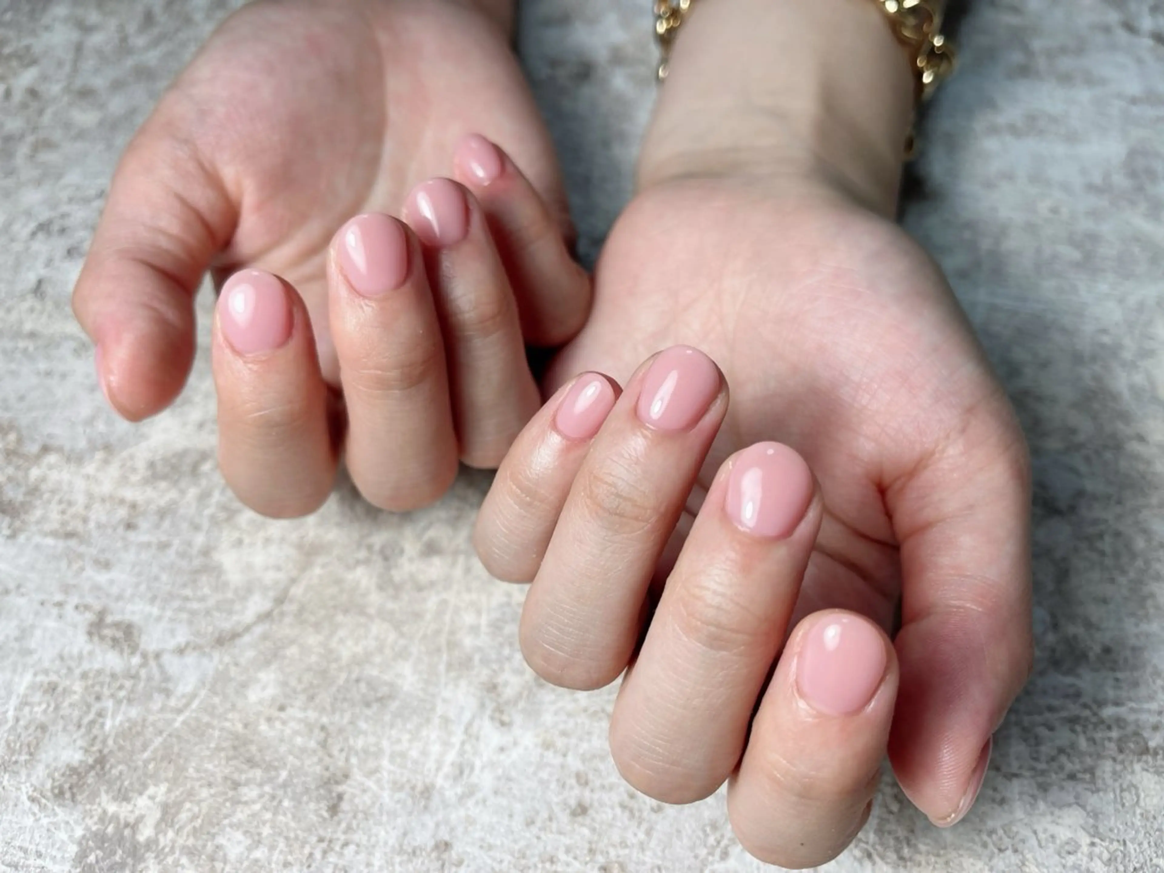 ネイル ジェルネイル オフィスネイル ワンカラーネイル パラジェル ピンク ハンドネイル nail salon anrire〜アンリール〜所属・nailsalon anrireのネイルデザイン