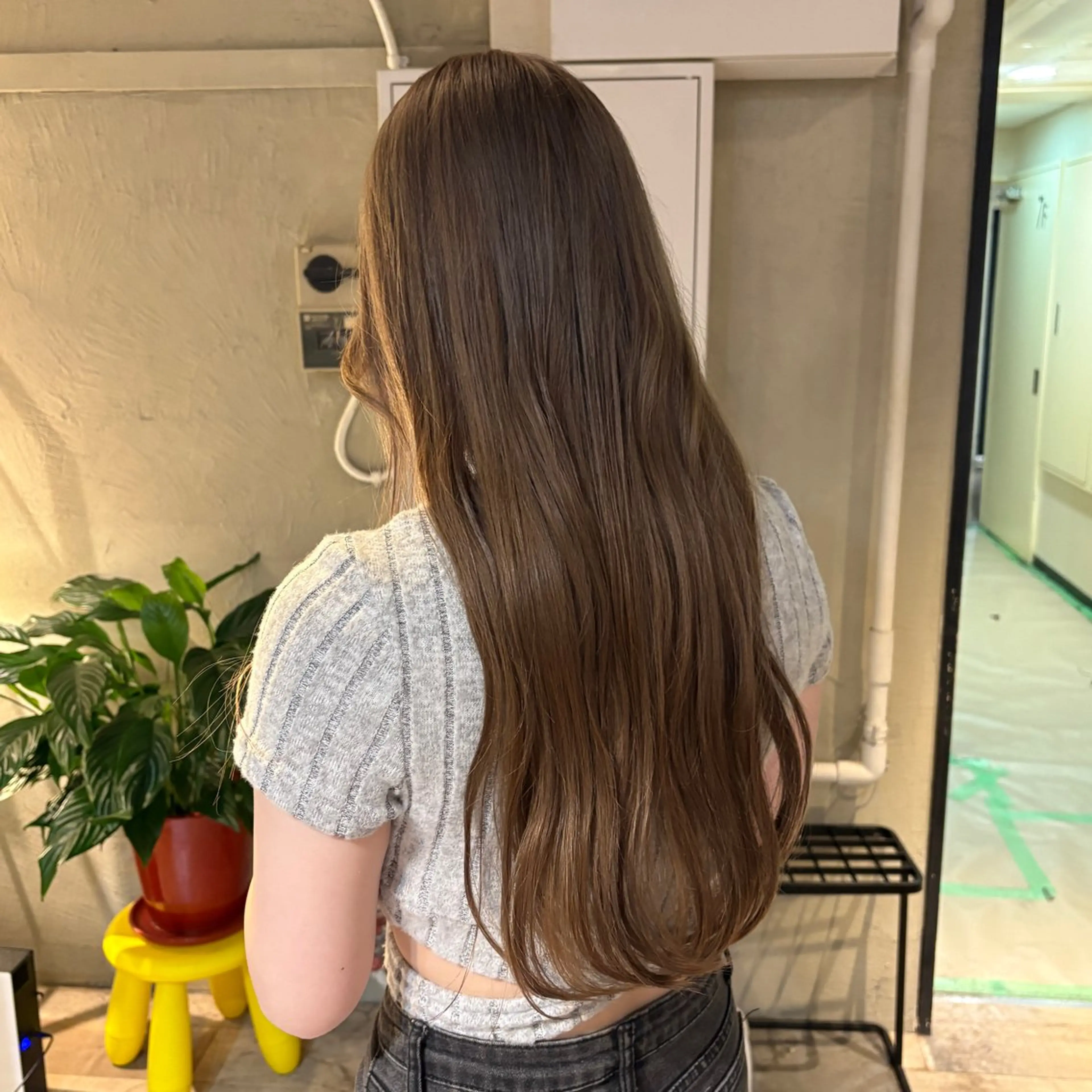 ロング カラー ヘアカラー トリートメント ヘアセット 🫧ハイトーン×艶 カラー🫧 Rionのヘアスタイル