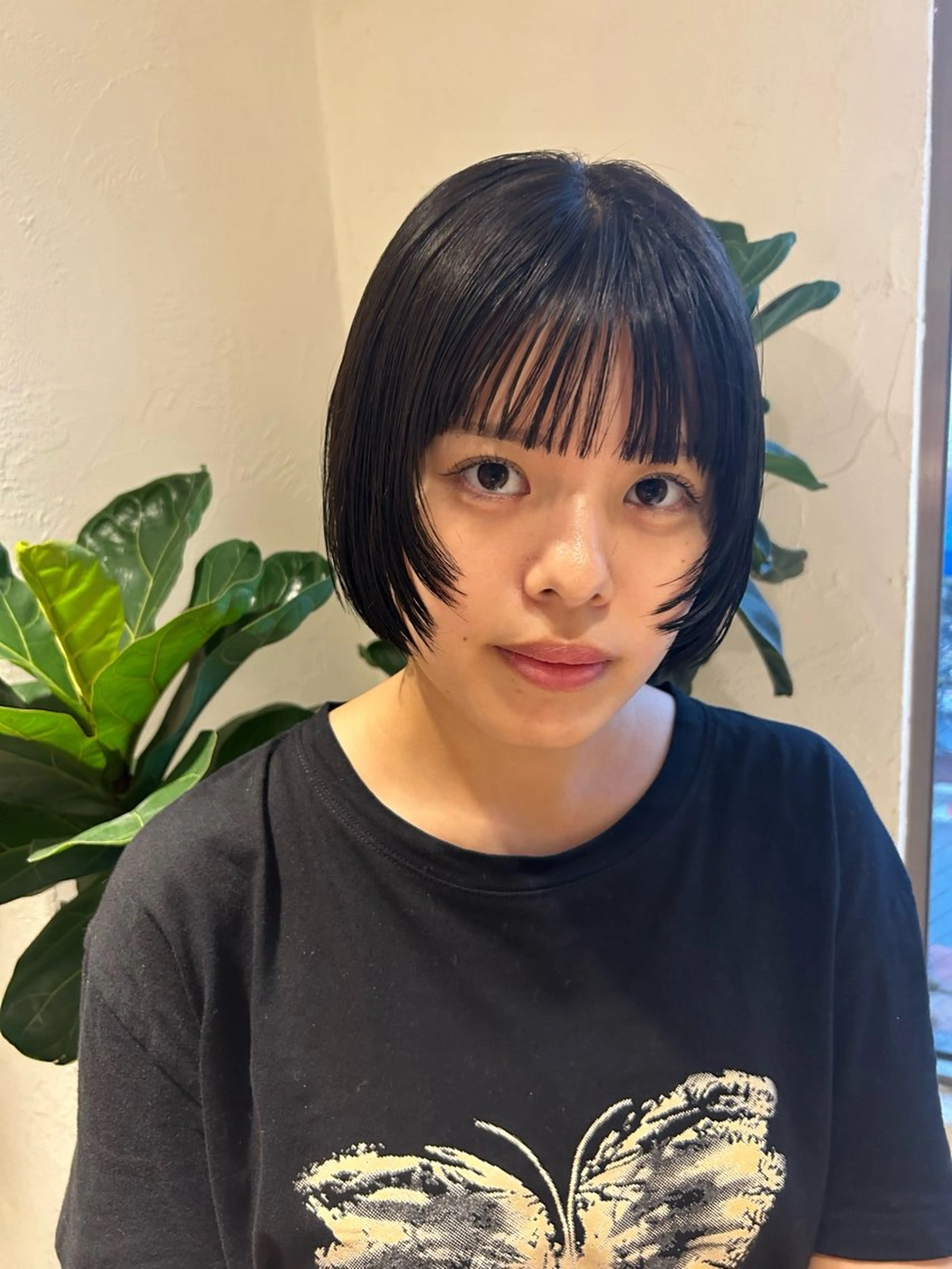 ショート カラー ボブレイヤー ボブ 顔周りカット レイヤーカット カラーリスト IKUHOのヘアスタイル