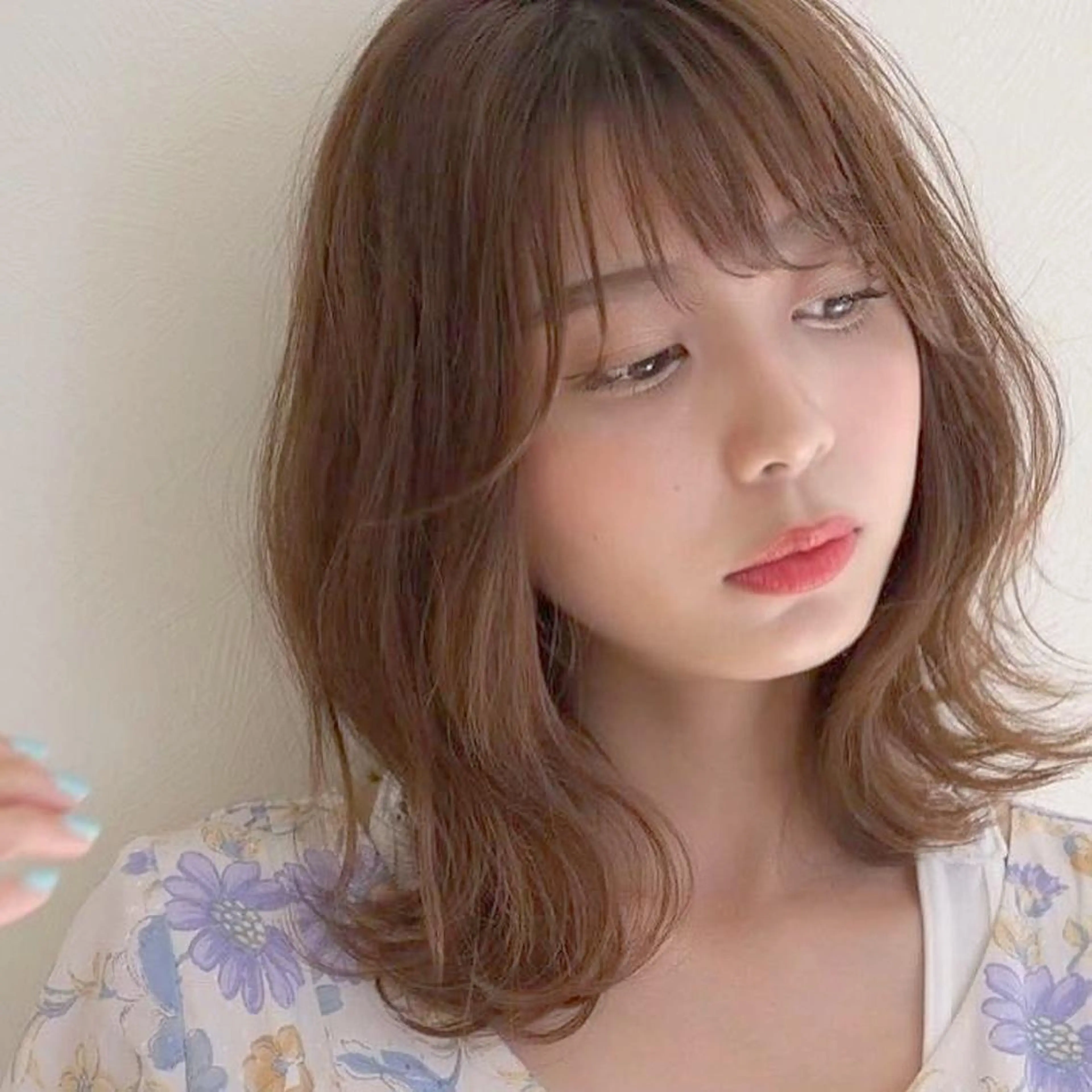 セミロング 💖レイヤー×美髪 💖momoのヘアスタイル