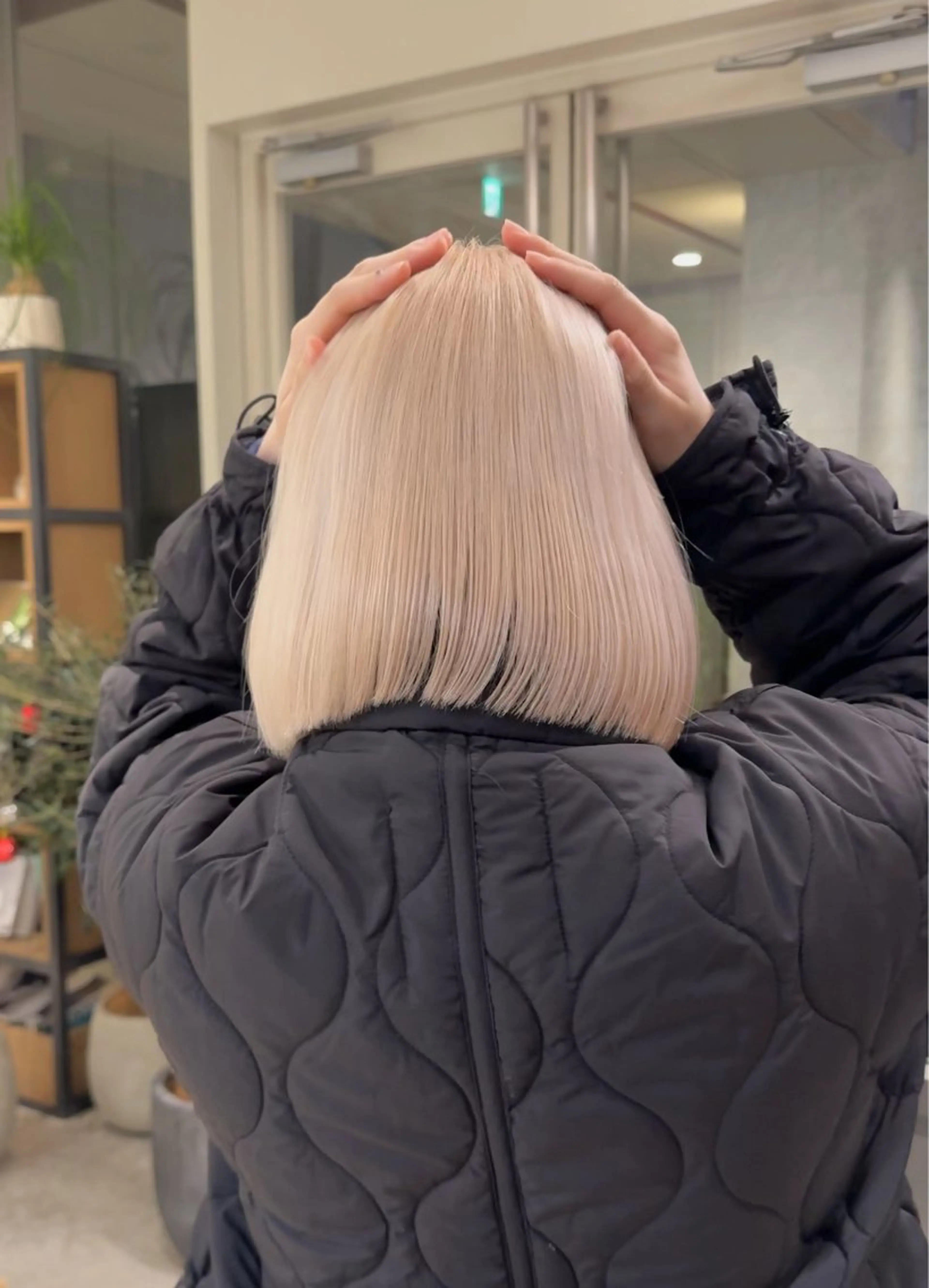 ミディアム ryona🎀 /ボブ/ブロンドのヘアスタイル