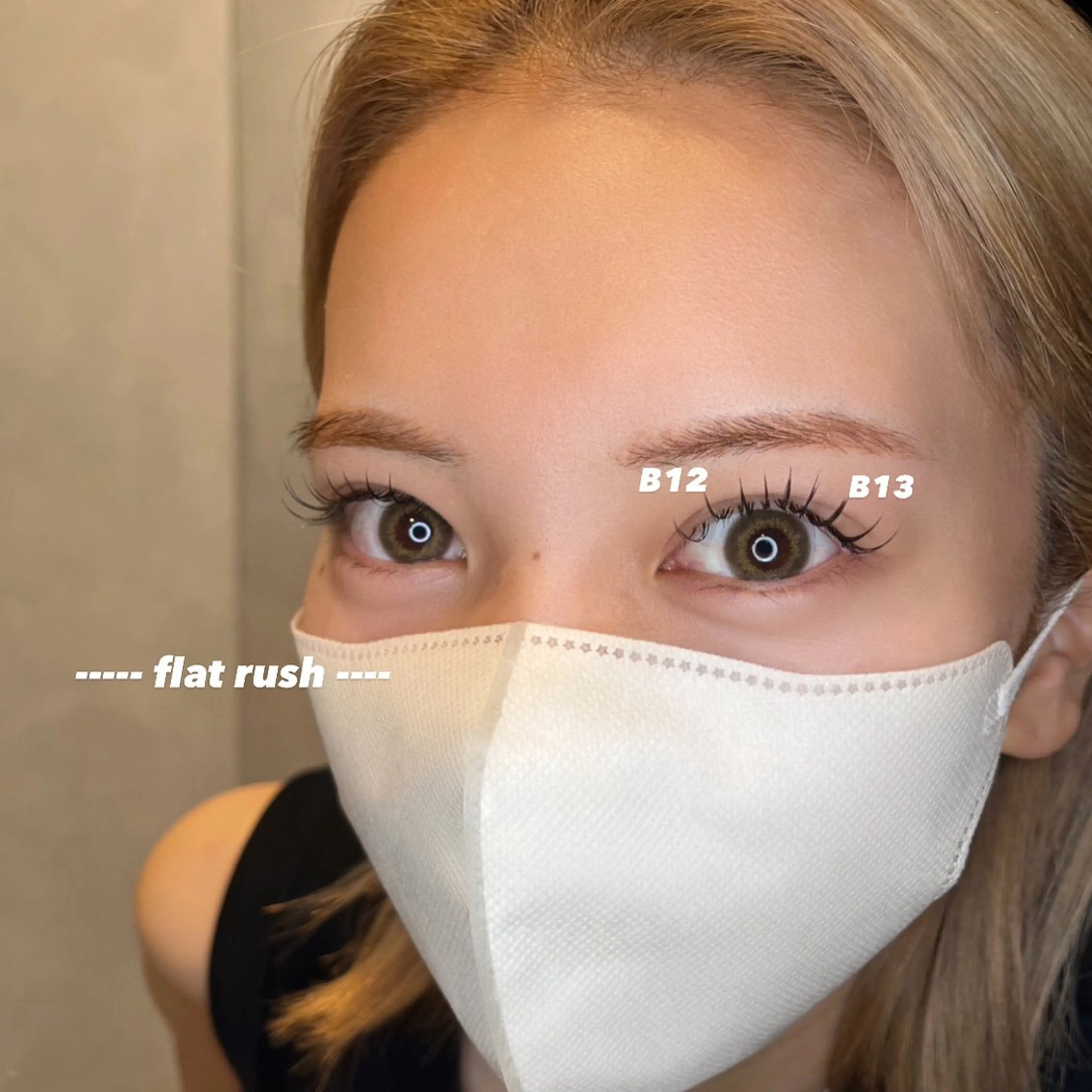 💖フラットラッシュ100本〜コーティング付き💖の写真