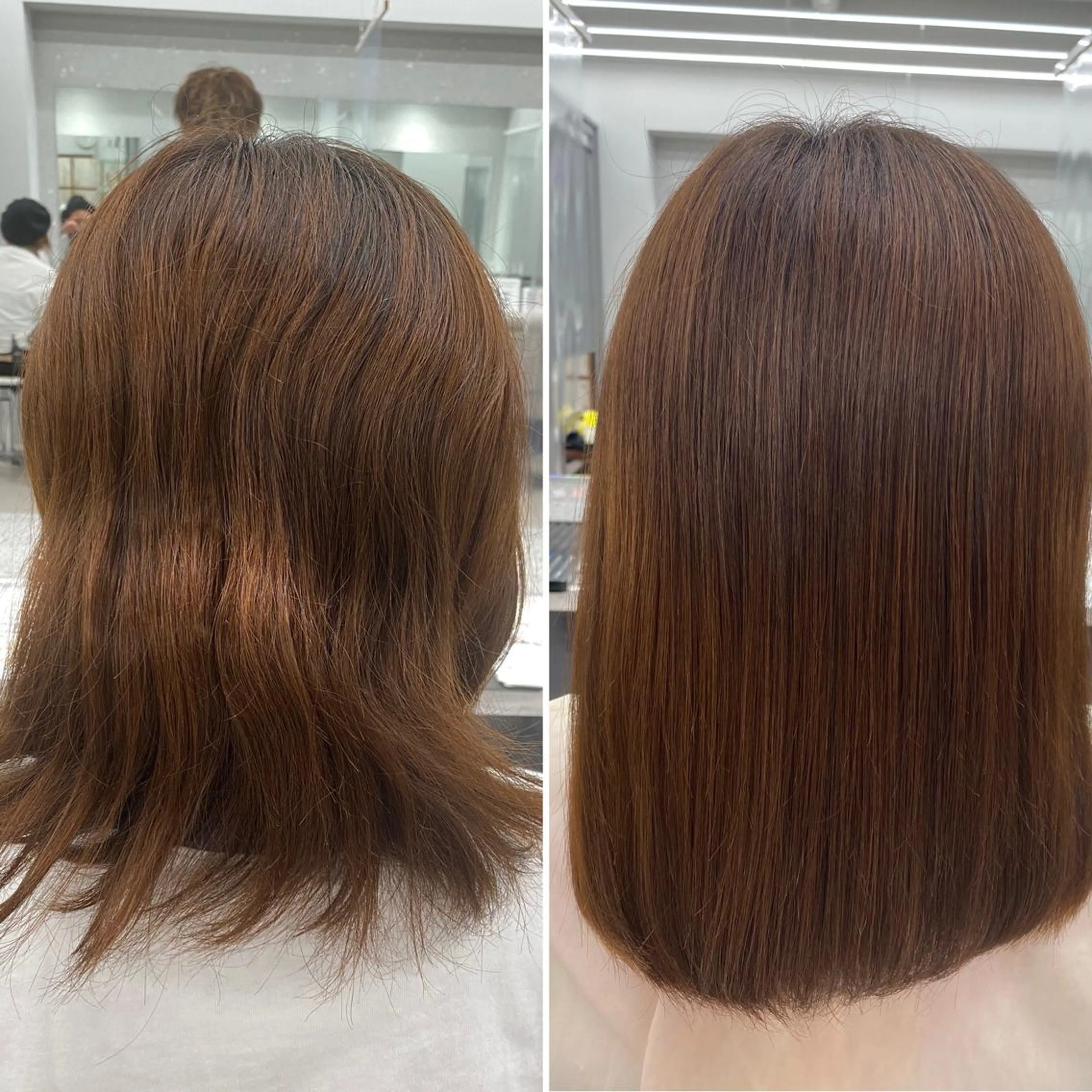 ミディアム レイヤーカット/ 髪質改善/羽柴りくのヘアスタイル