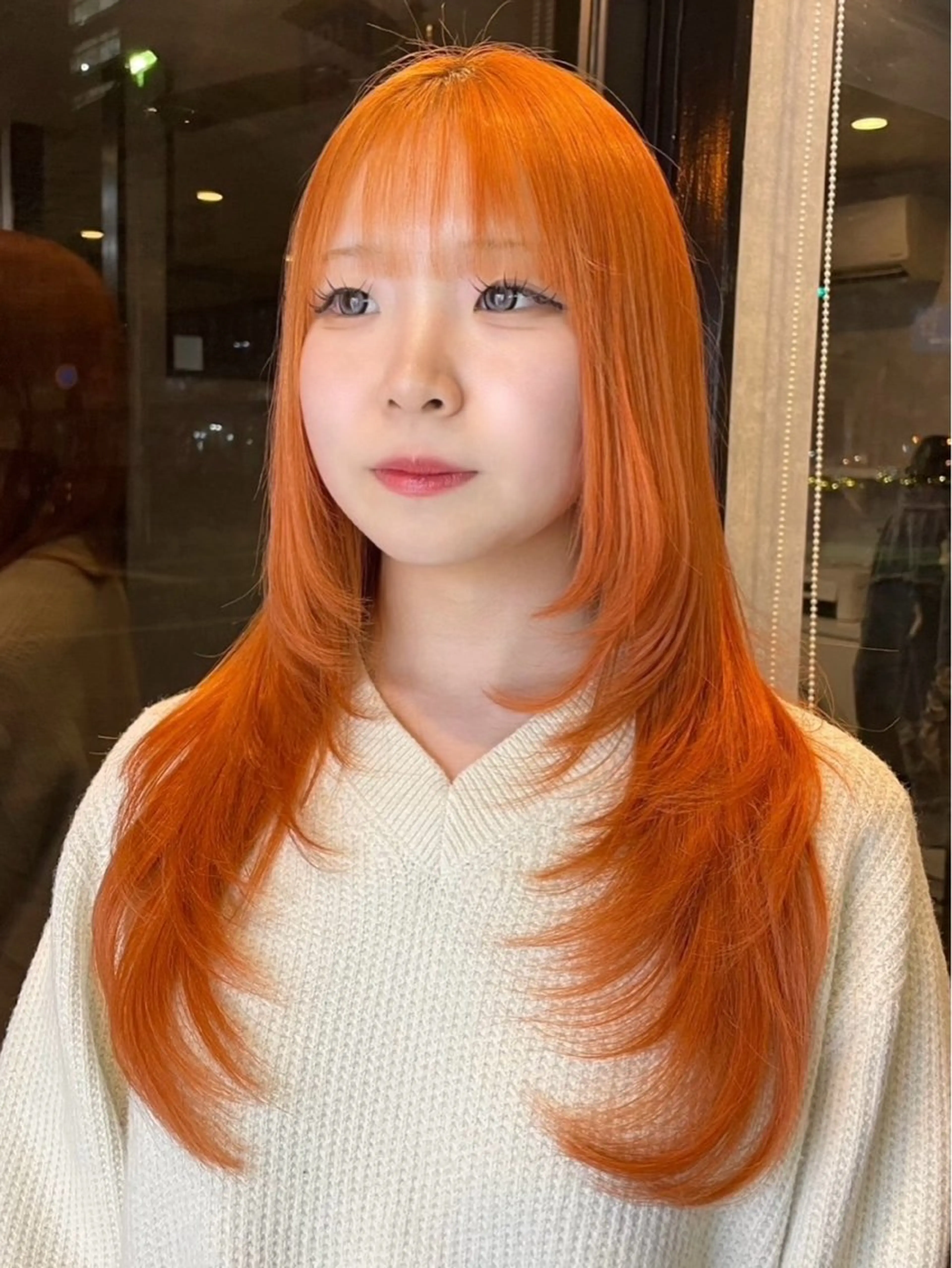 ロング カラー  ︎︎ 寧音のヘアスタイル