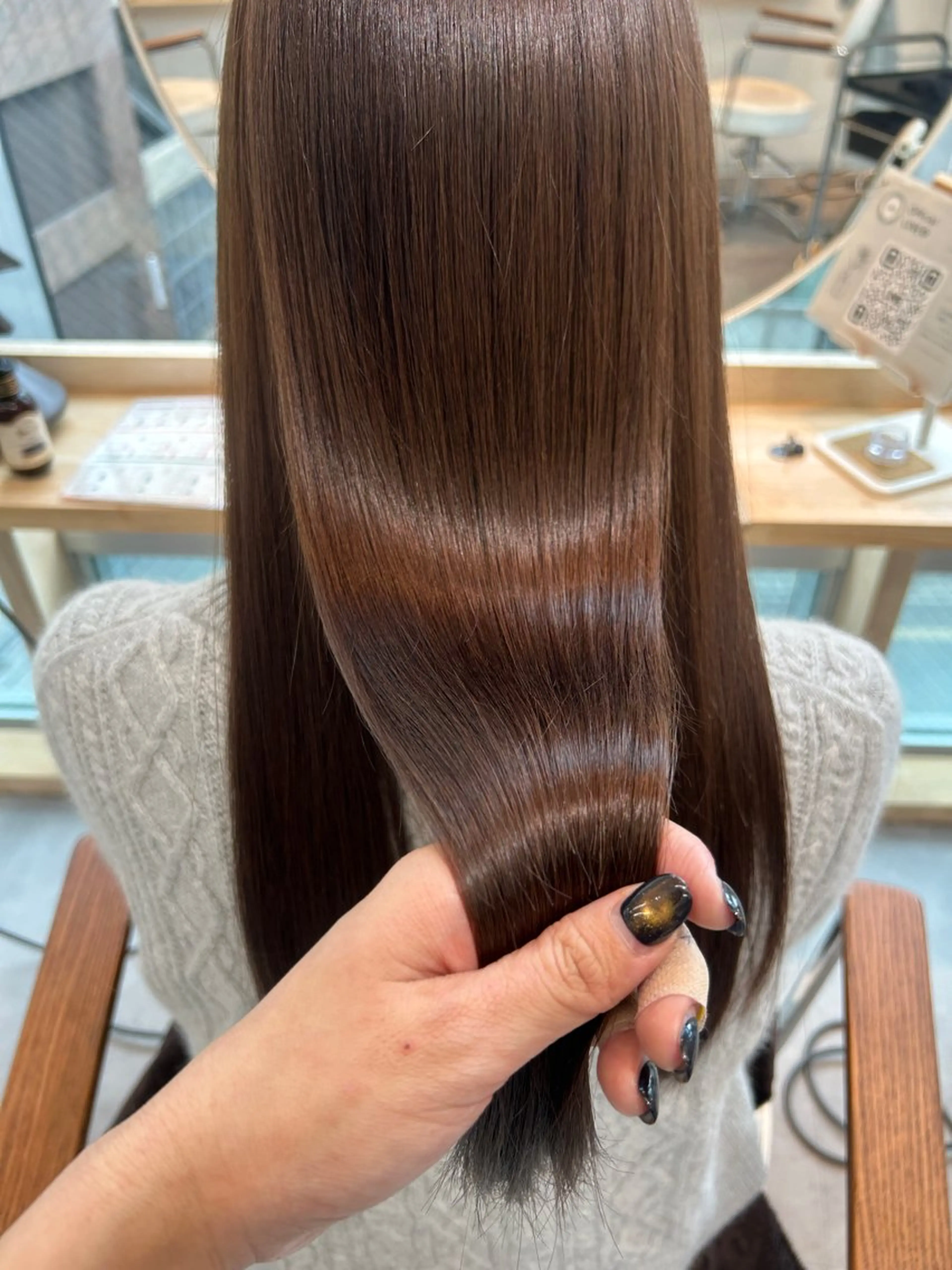 【圧倒的艶感✨️】カット+髪質改善酸性ストレートの写真