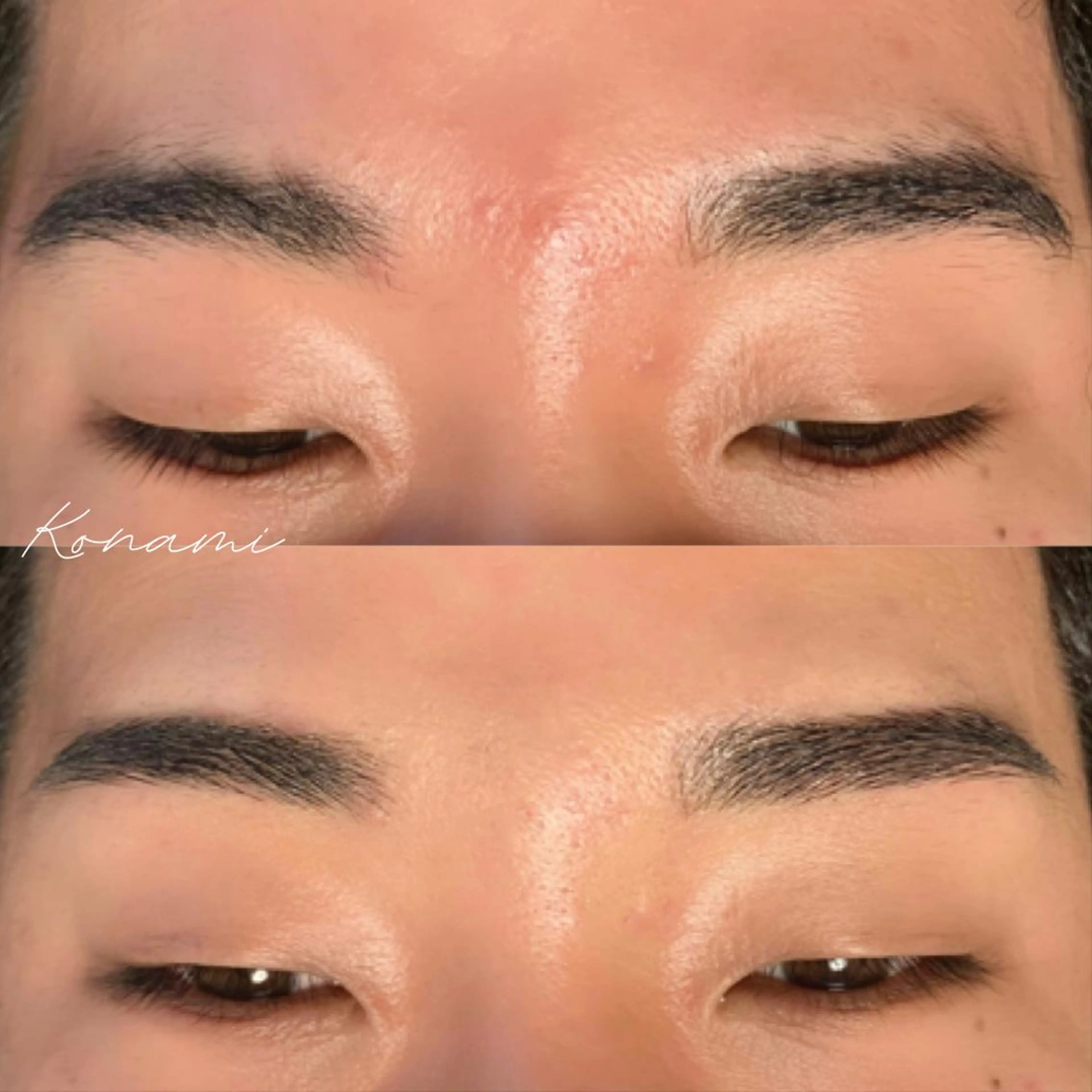 メンズ アイブロウ ワックス脱毛 シードリン 府内店 小波のヘアスタイル