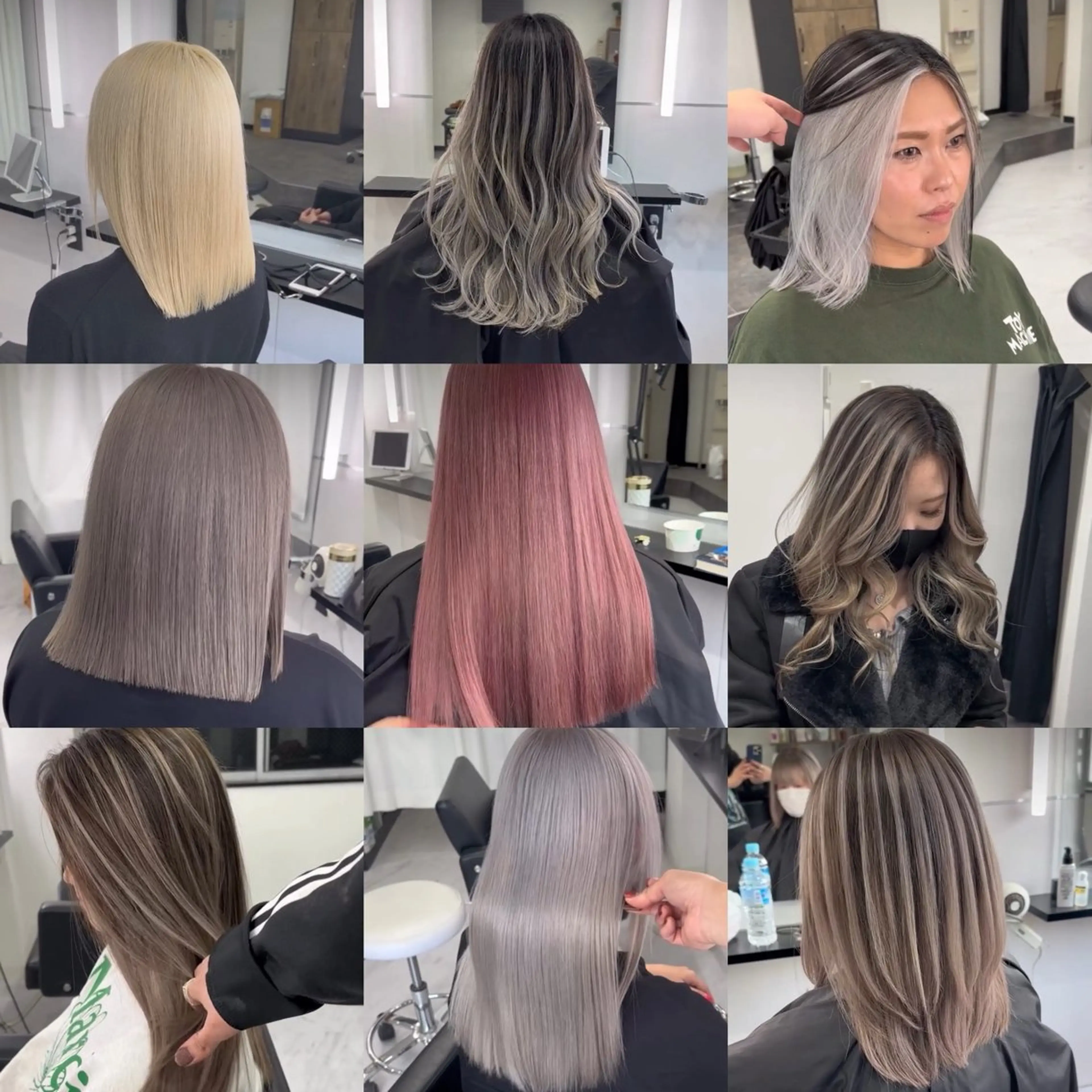 ミディアム hairstudio NOAのヘアスタイル