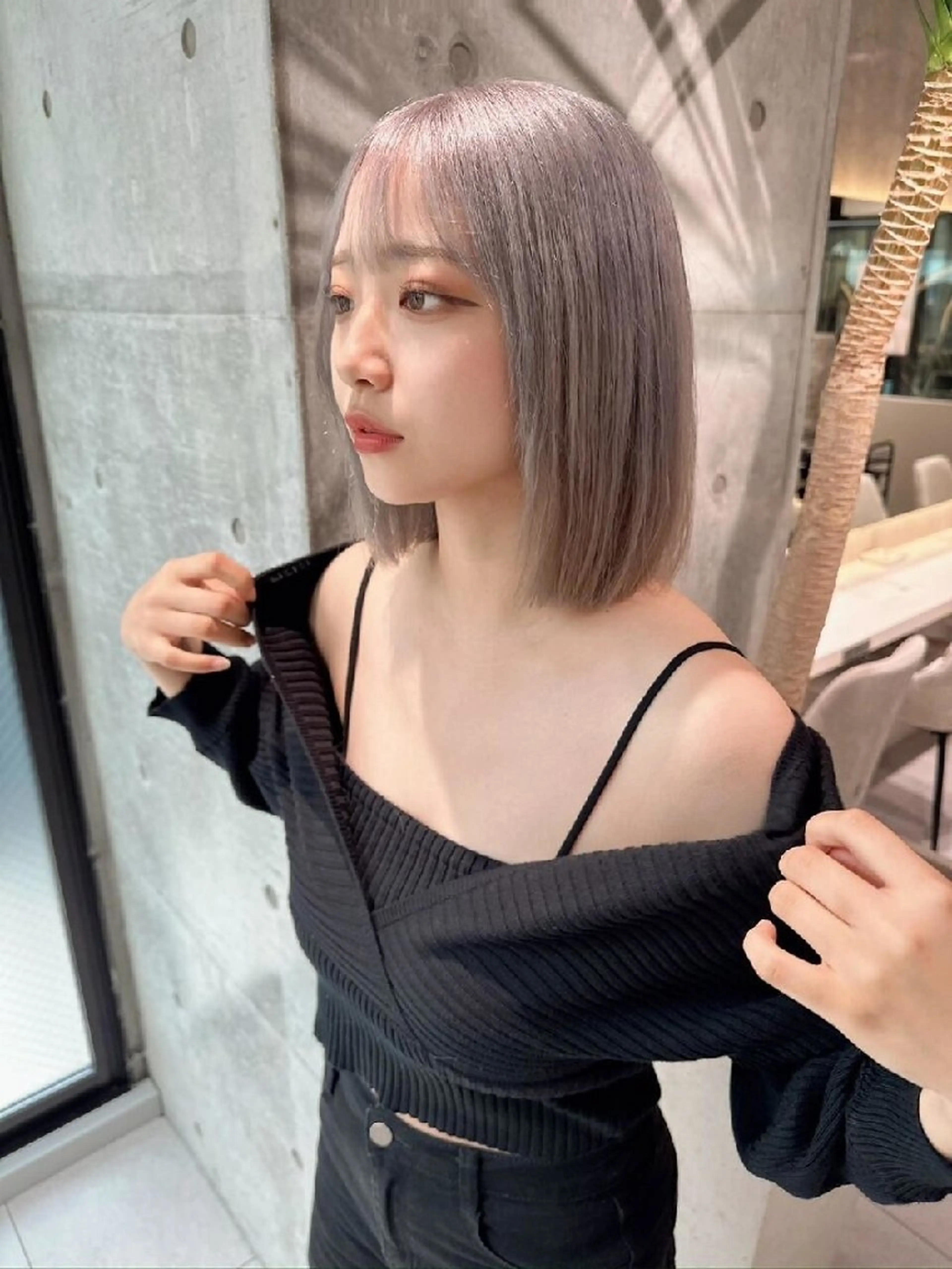 ショート カラー カット ヘアカラー トリートメント Lond Roleのヘアスタイル