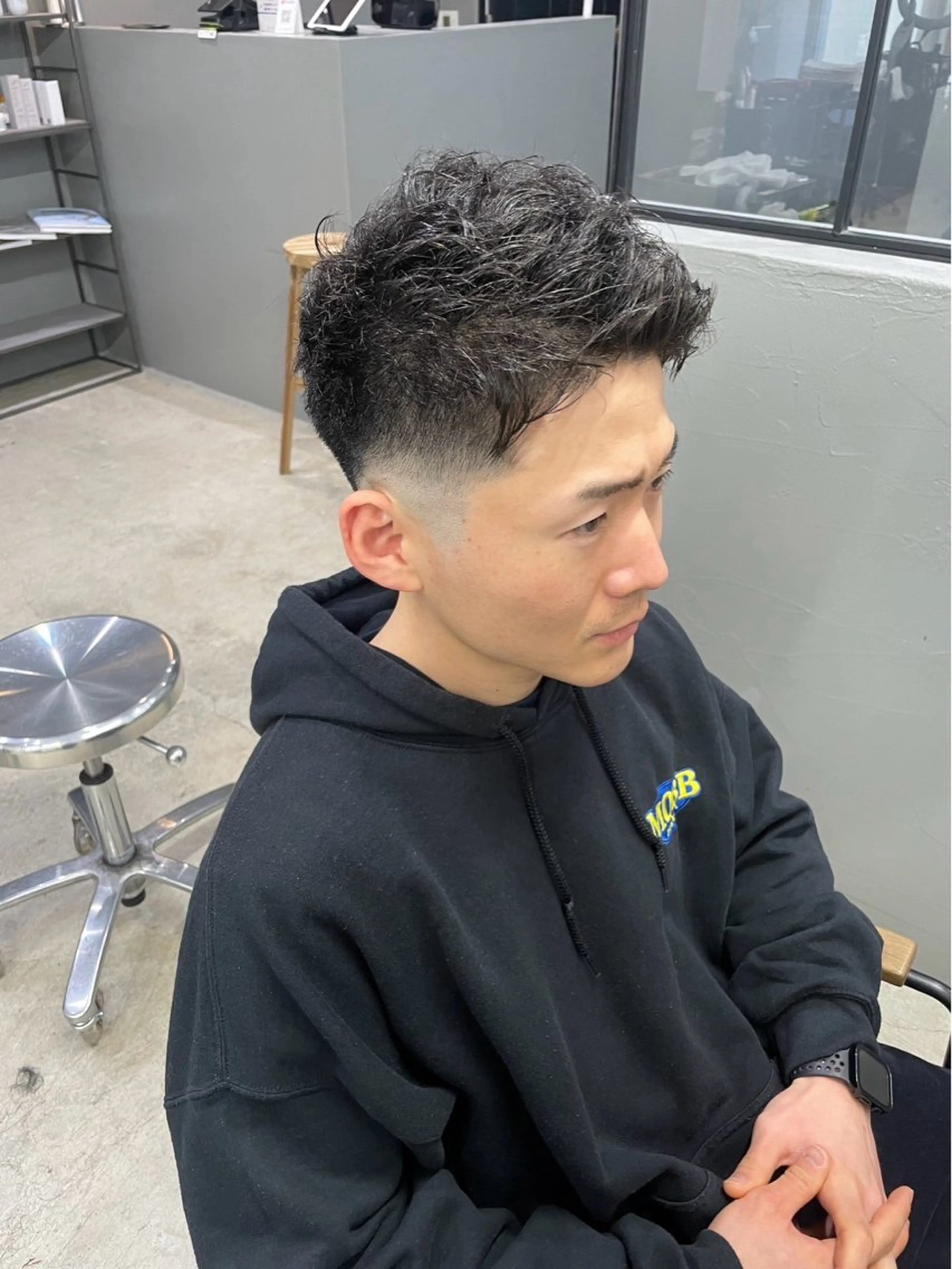 ショート パーマ メンズ メンズ専門サロン wokeのヘアスタイル