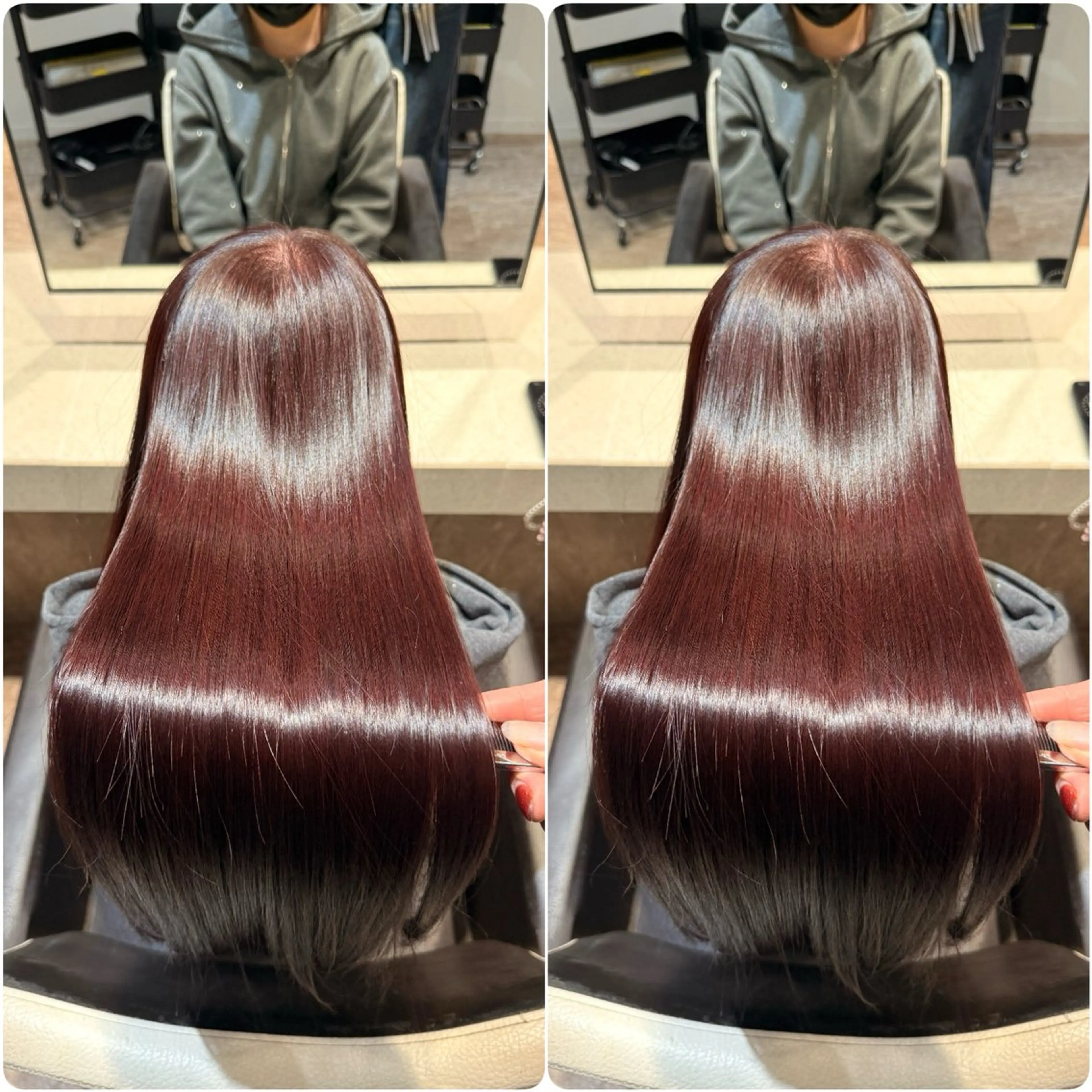 ロング カラー カット ヘアカラー トリートメント ヘッドスパ youres hair 髪質改善トリートメント&ヘッドスパ 新宿EAST所属・🌹ULTOWA🌹 髪質改善/縮毛/店長のヘアスタイル