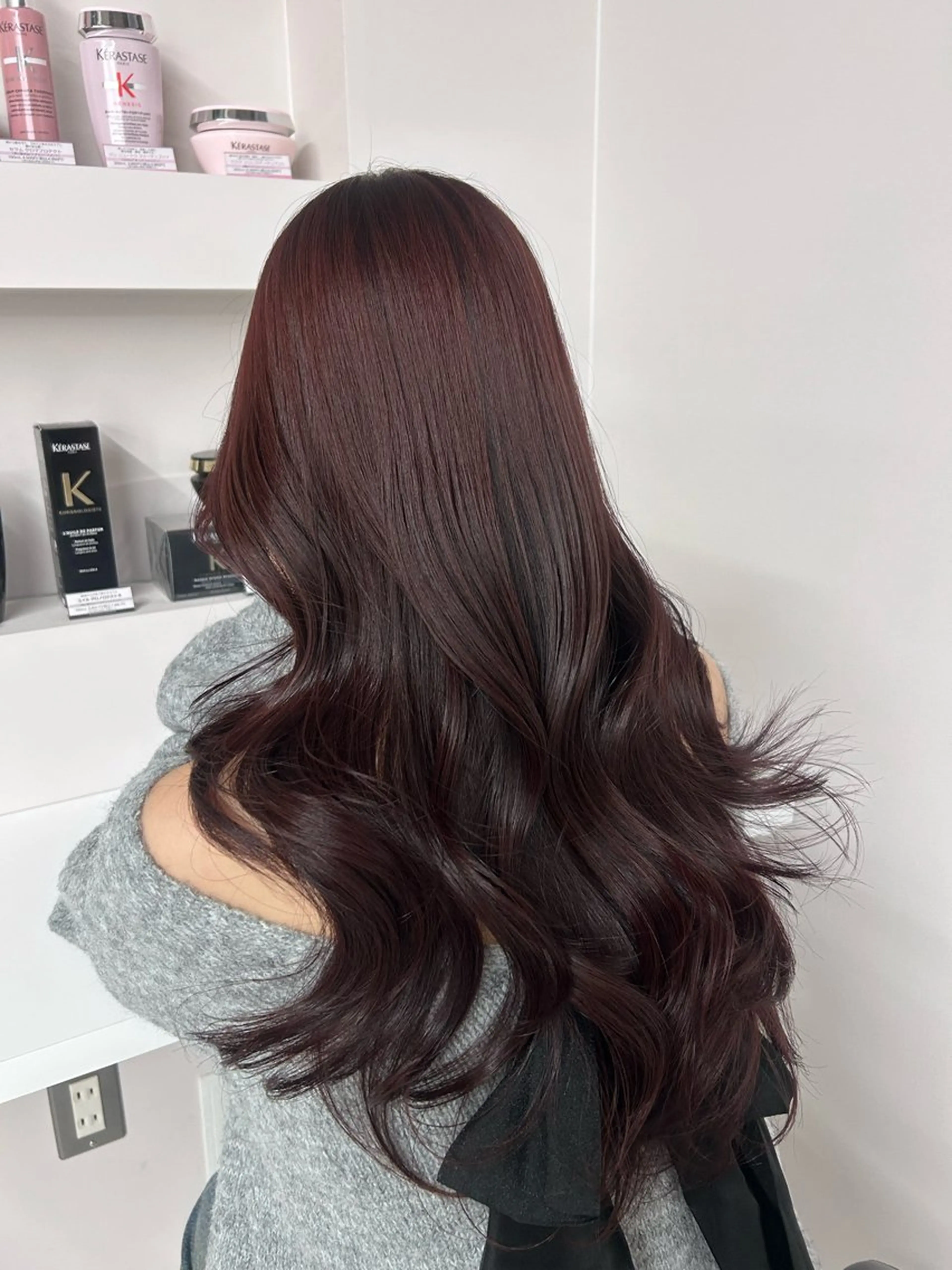 ロング カラー ワンカラー/レイヤー 🩷モエのヘアスタイル