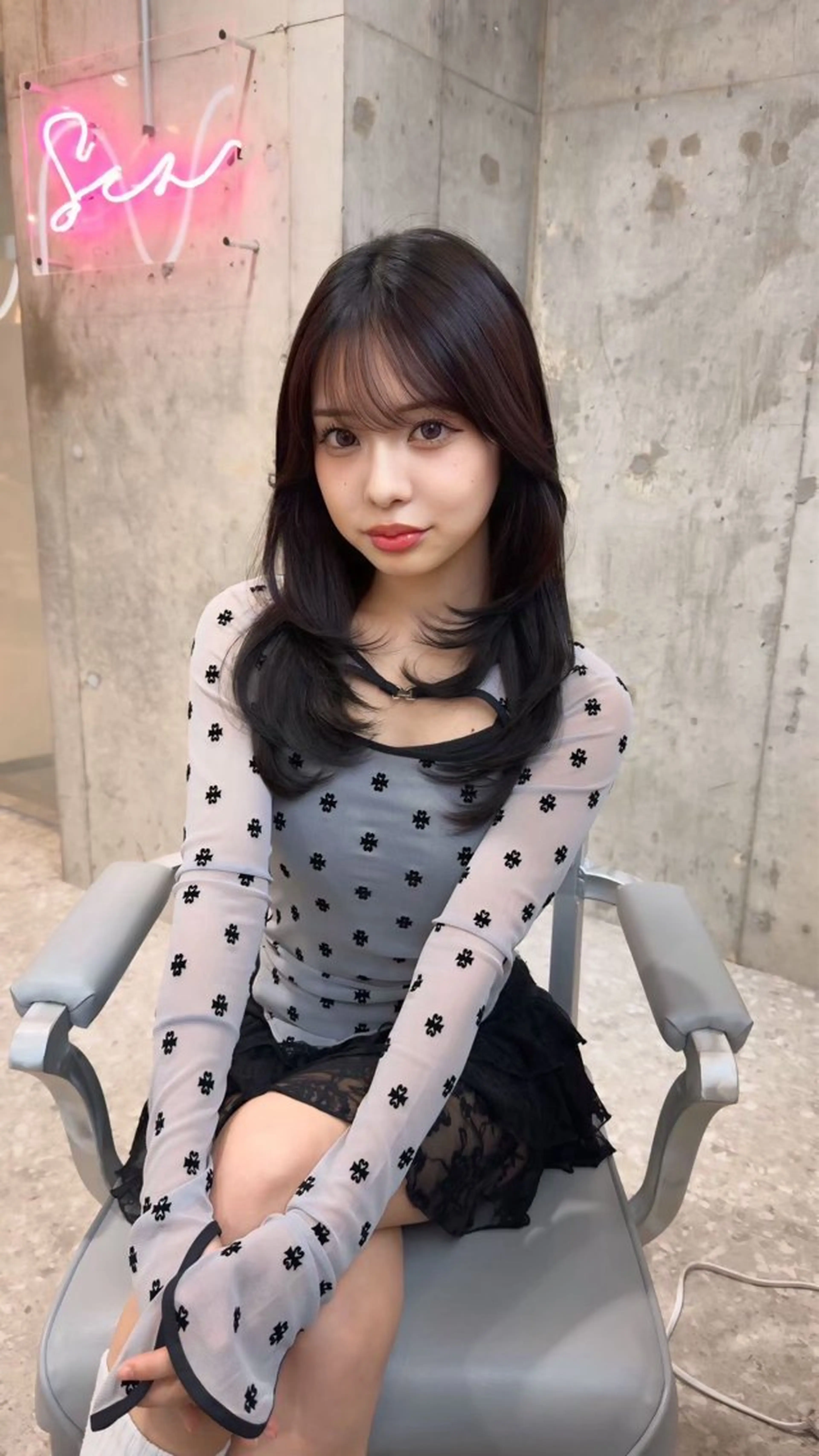 セミロング カラー カット ヘアカラー トリートメント 新宿/髪質改善/ボブ 韓国レイヤー大重聖斗のヘアスタイル