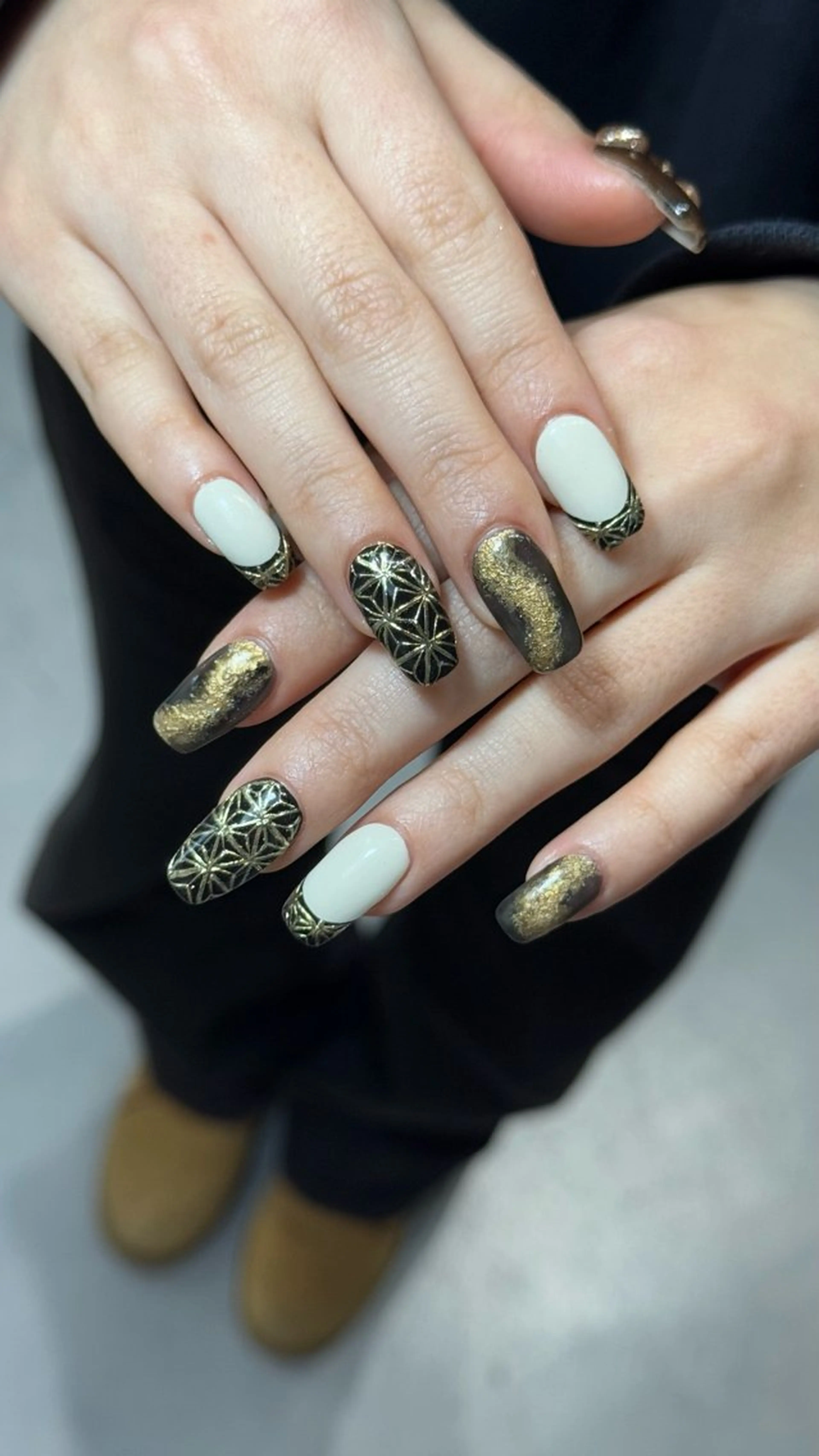 ネイル 成人式 ハンドネイル Momoka ネイリスト福岡/薬院のネイルデザイン