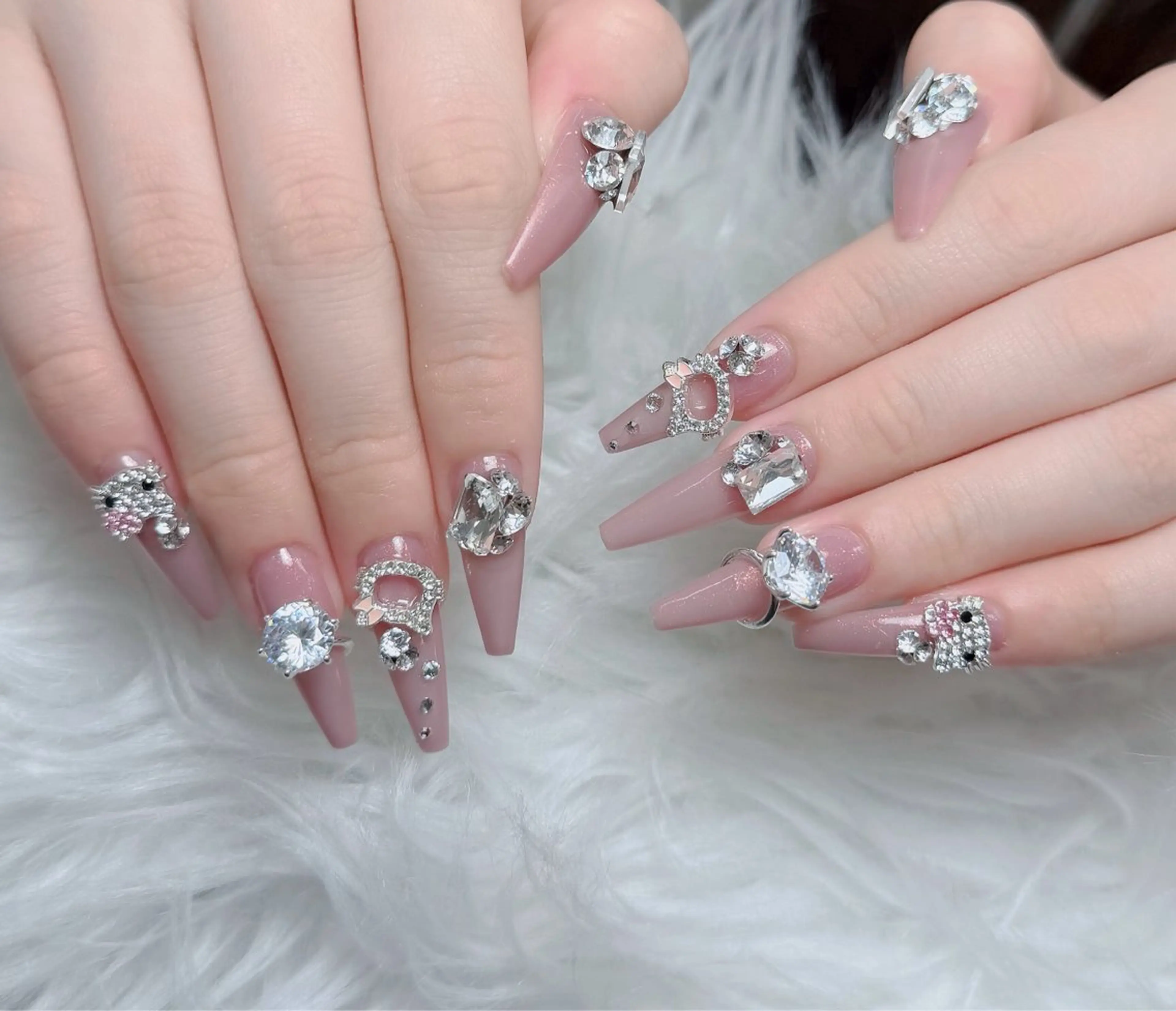 ネイル アートネイル フレンチネイル ジェルネイル 韓国ネイル マグネットネイル ハンドネイル Lenie Nail Okuboのネイルデザイン