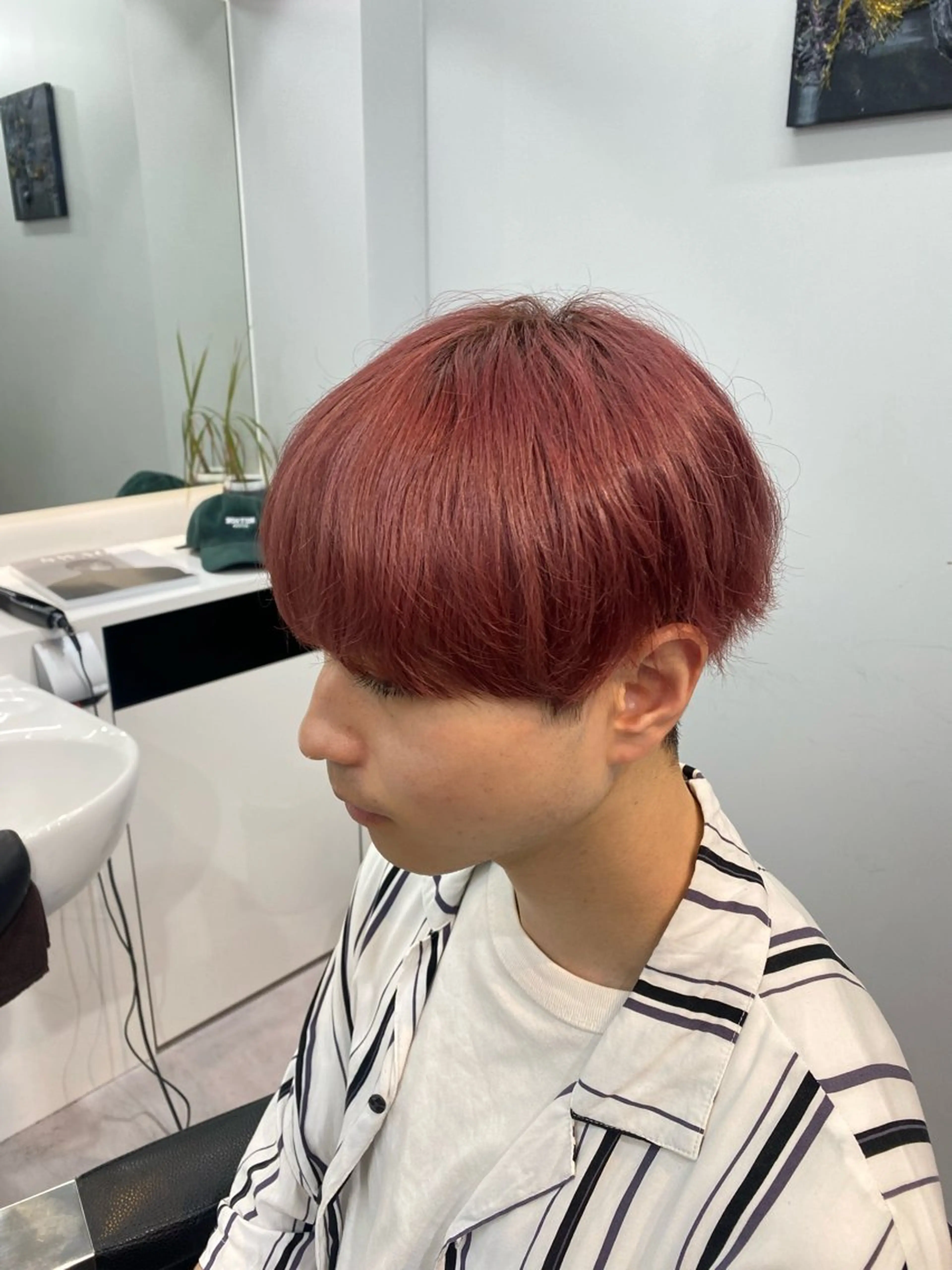 ショート カラー ヘアアレンジ メンズ メンズブリーチ ブリーチ フェードモデル限定 🔥高円寺Maiのヘアスタイル