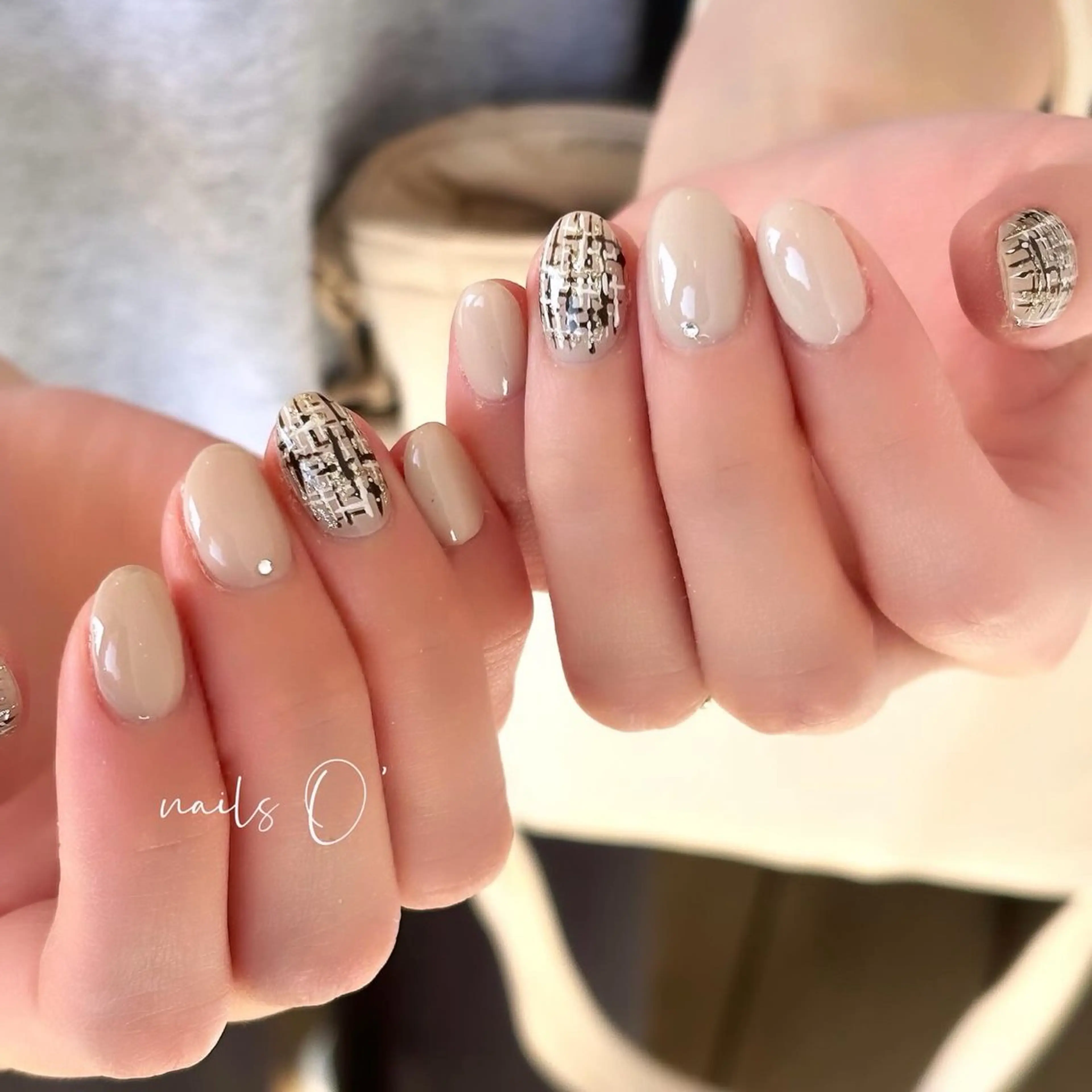 ネイル 大人可愛いネイル🎗 Hinaのネイルデザイン