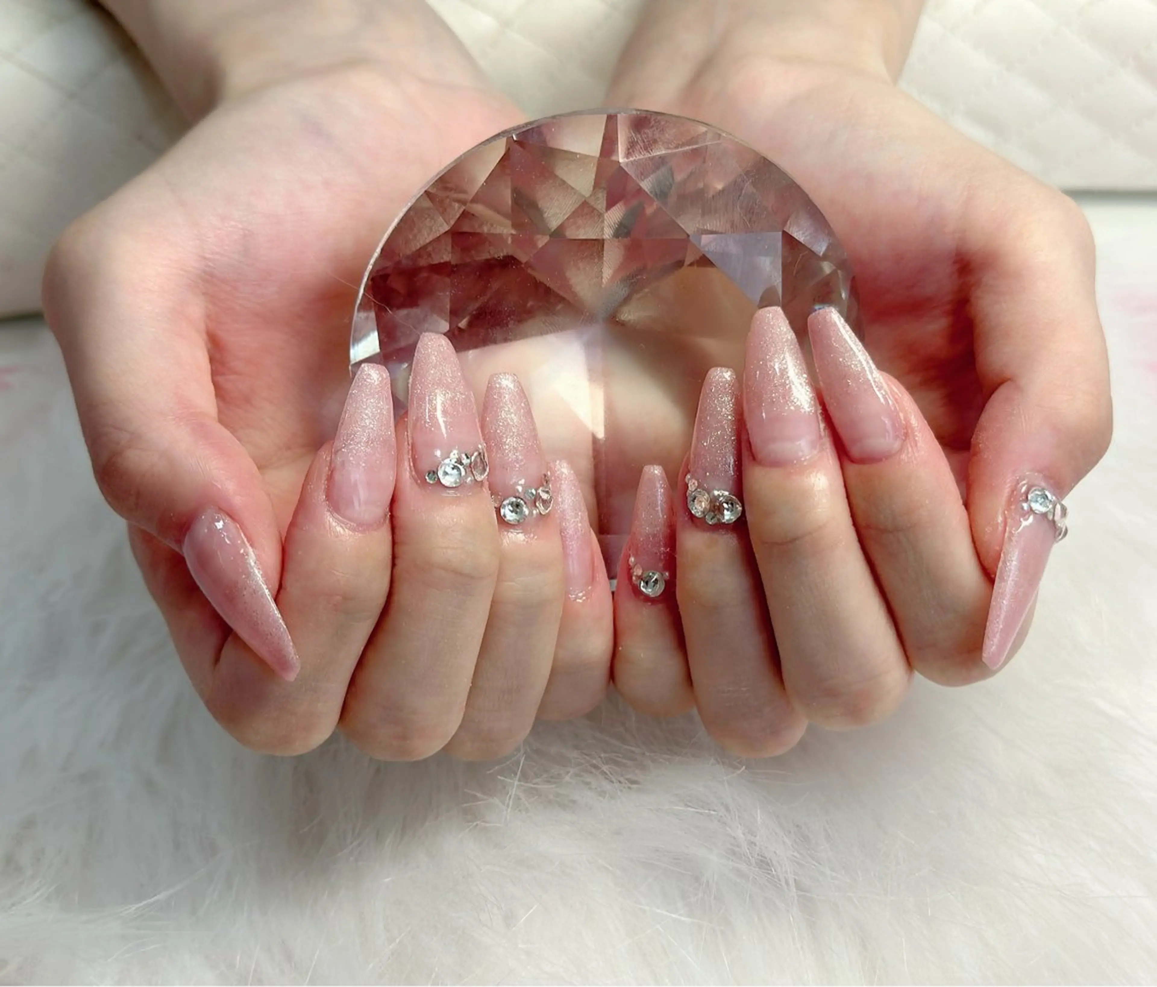 ネイル グラデーション ピンク SATORI .のネイルデザイン