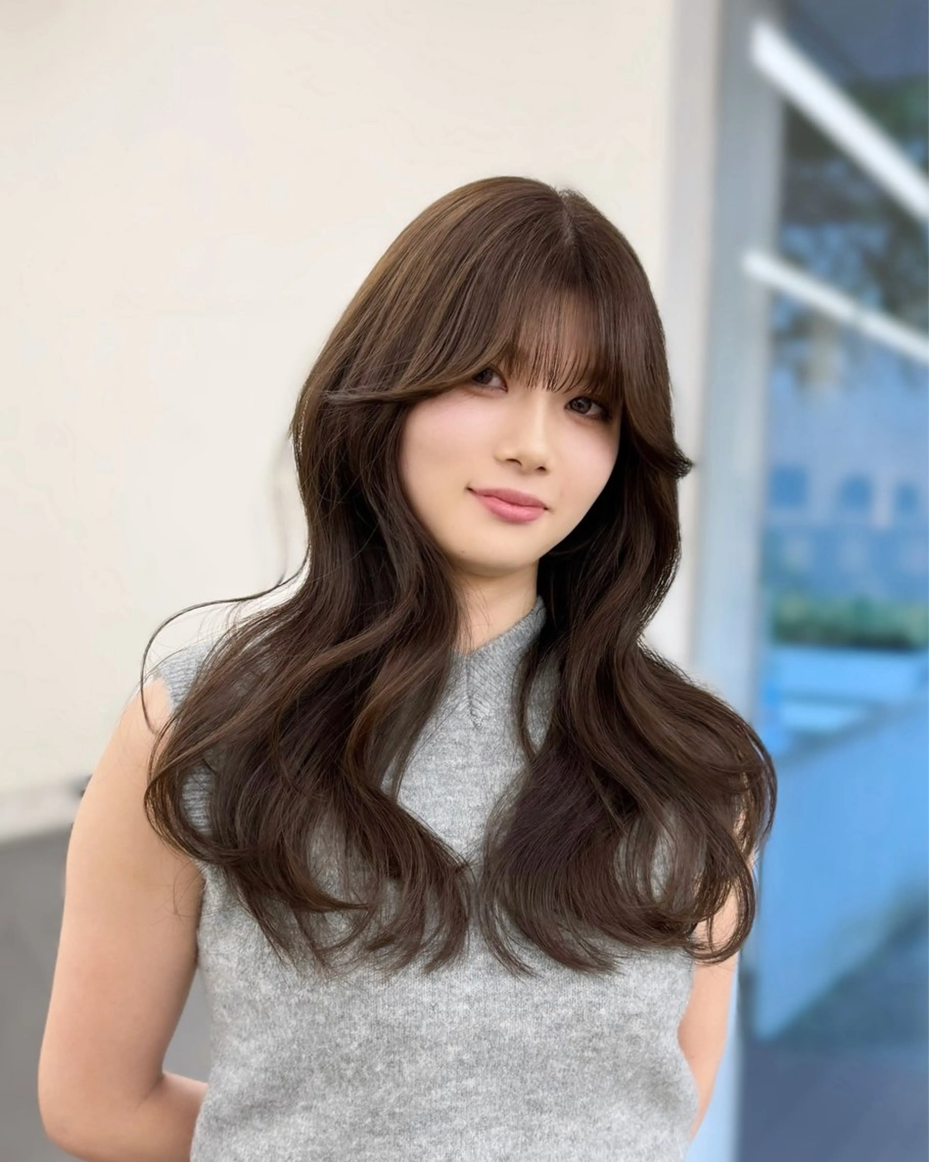 ロング カラー カット ヘアカラー 🦋韓国系指名No1 店長/圓山 祐也🦋のヘアスタイル