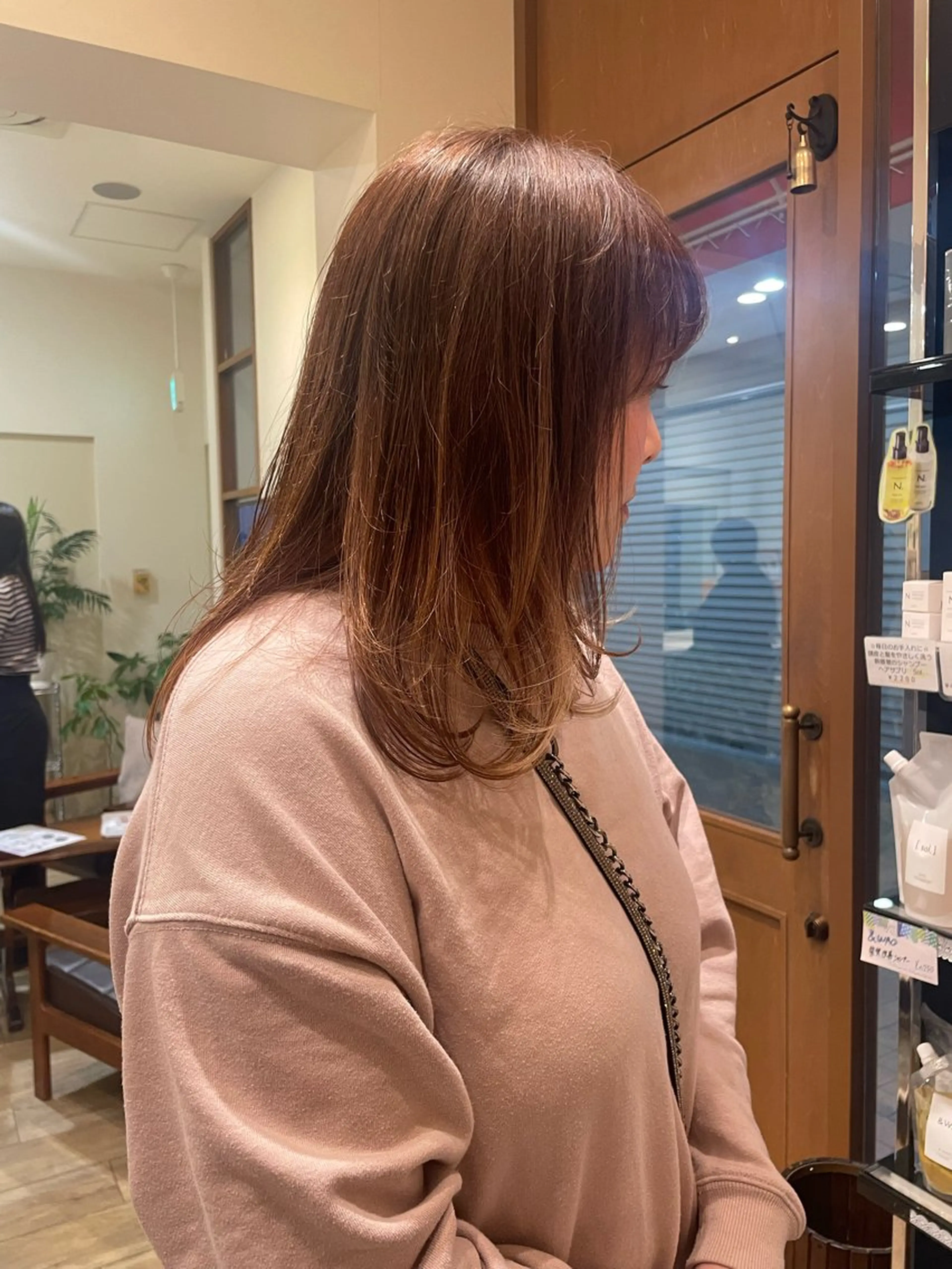 ロング カラー レイヤーカット ヘアカラー トリートメント 髪質改善/Bloss om🌷高橋沙衣のヘアスタイル