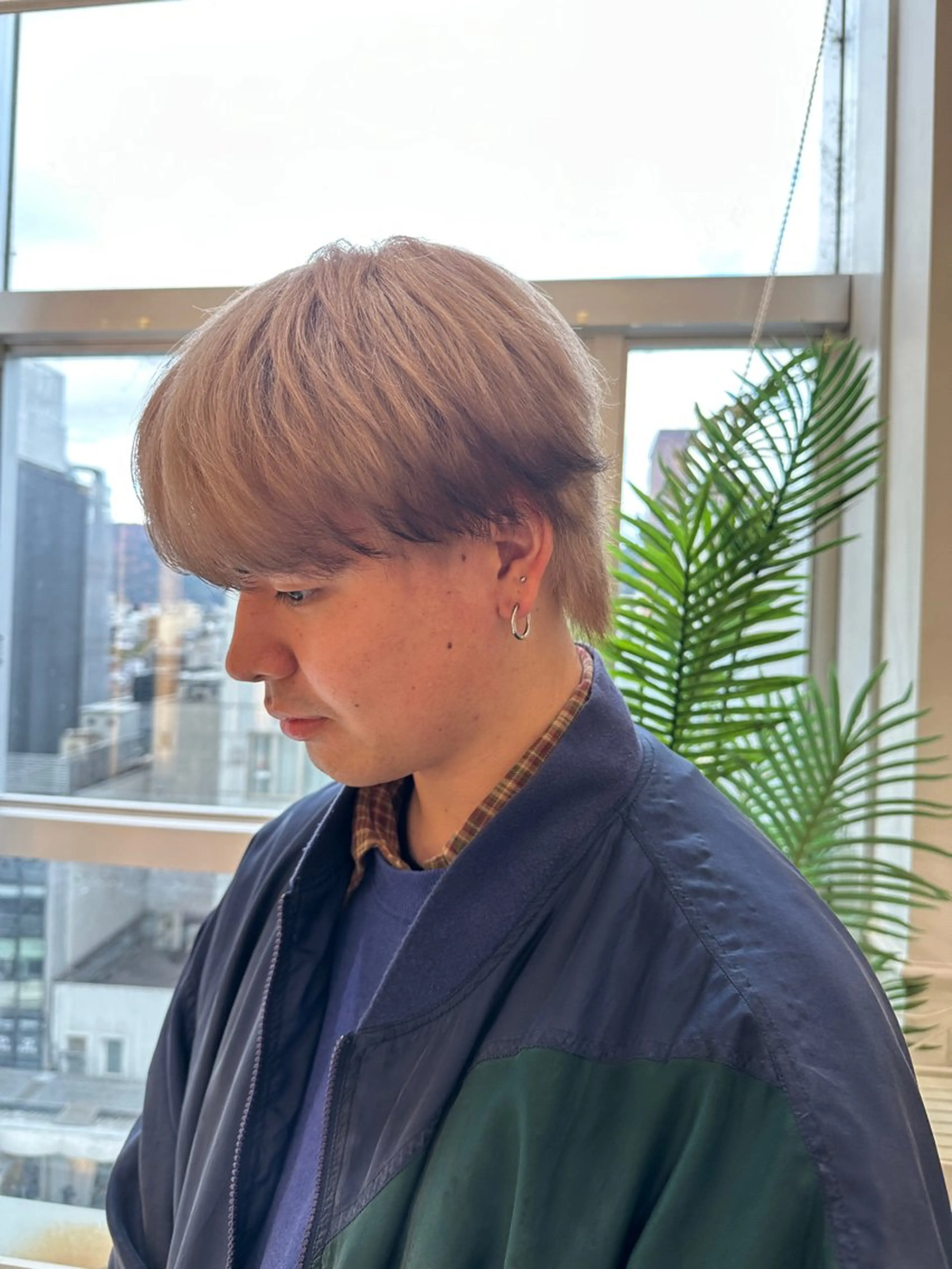 ミディアム カラー カット ヘアカラー トリートメント レイヤー/ウルフ/ ハイトーンchimiのヘアスタイル