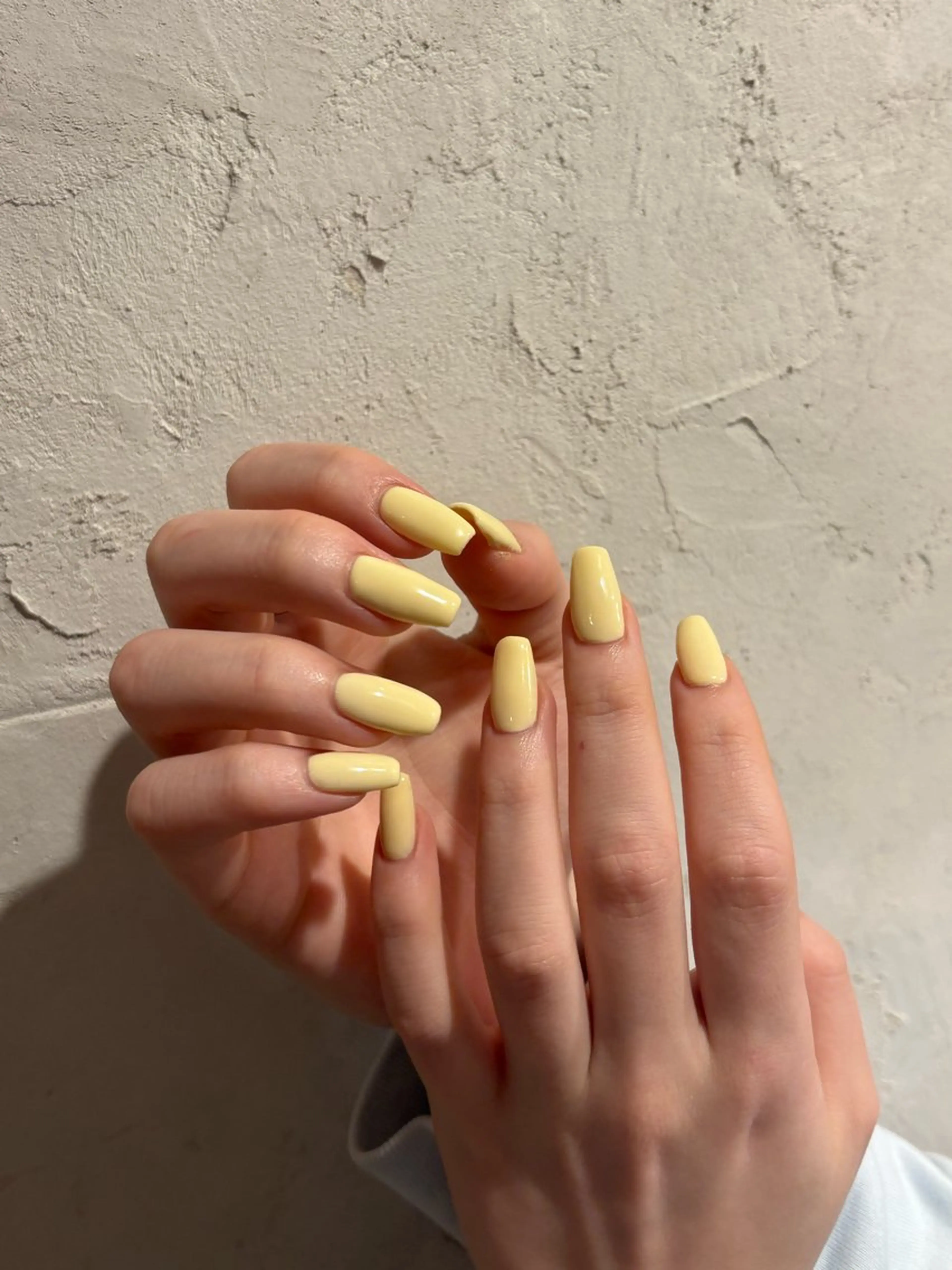 ネイル パステルネイル 黄色 suui.所属・suui. mizukiのネイルデザイン