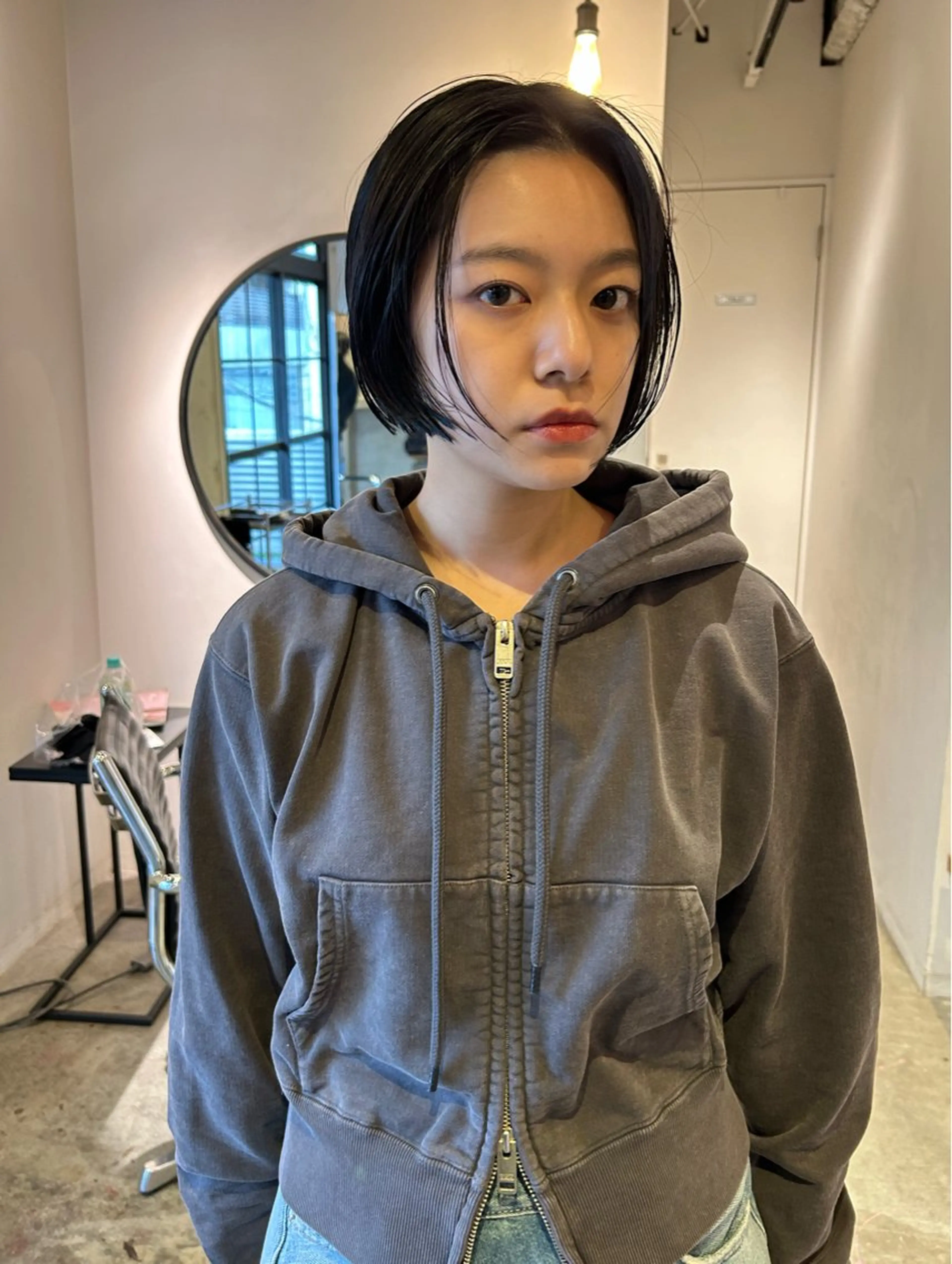 ショート カラー ボブ カット ヘアカラー トリートメント 村上雅人 ナチュラルモードのヘアスタイル