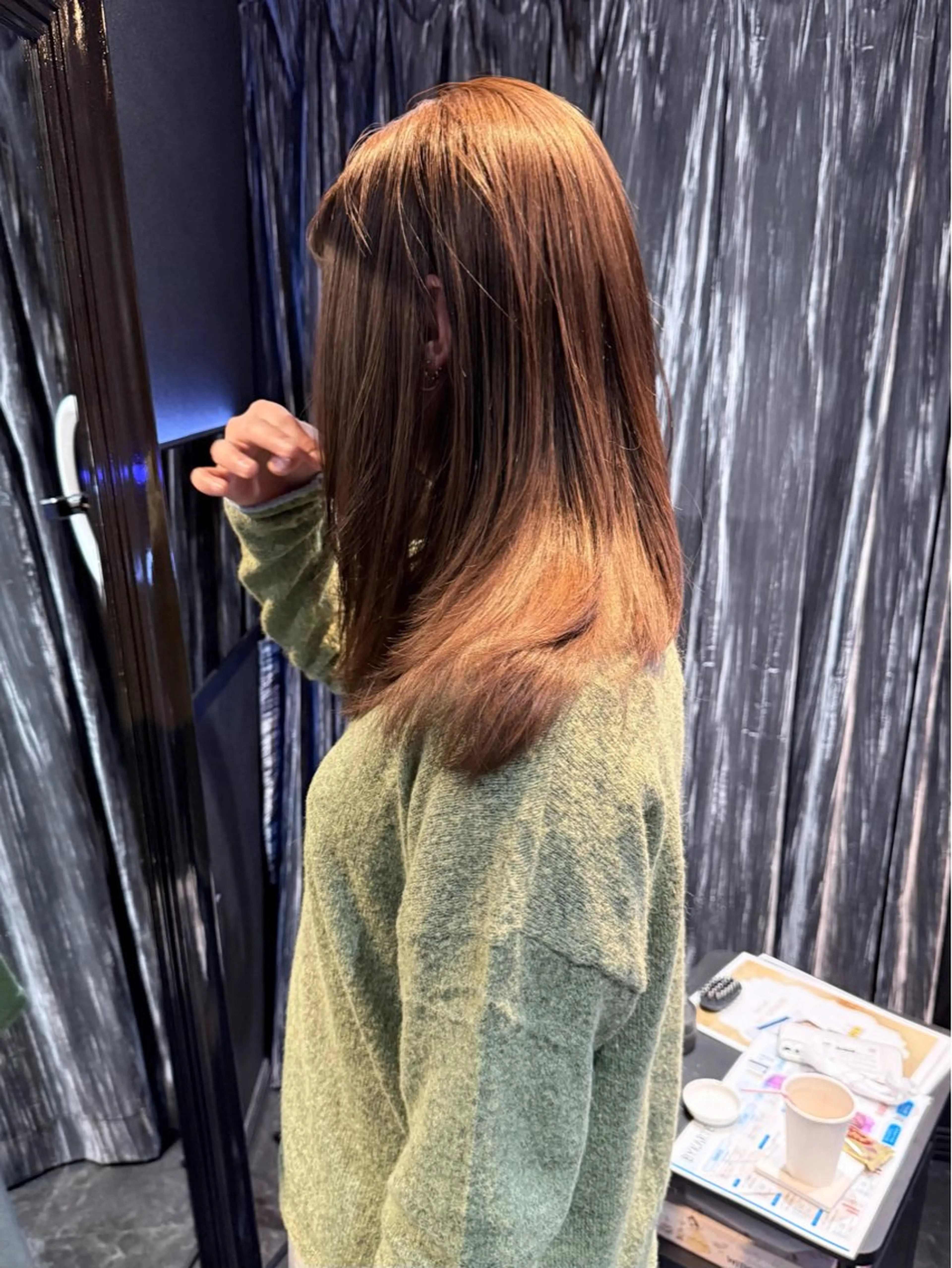 ミディアム カラー カット ヘアカラー トリートメント mai / linoah˚✧のヘアスタイル