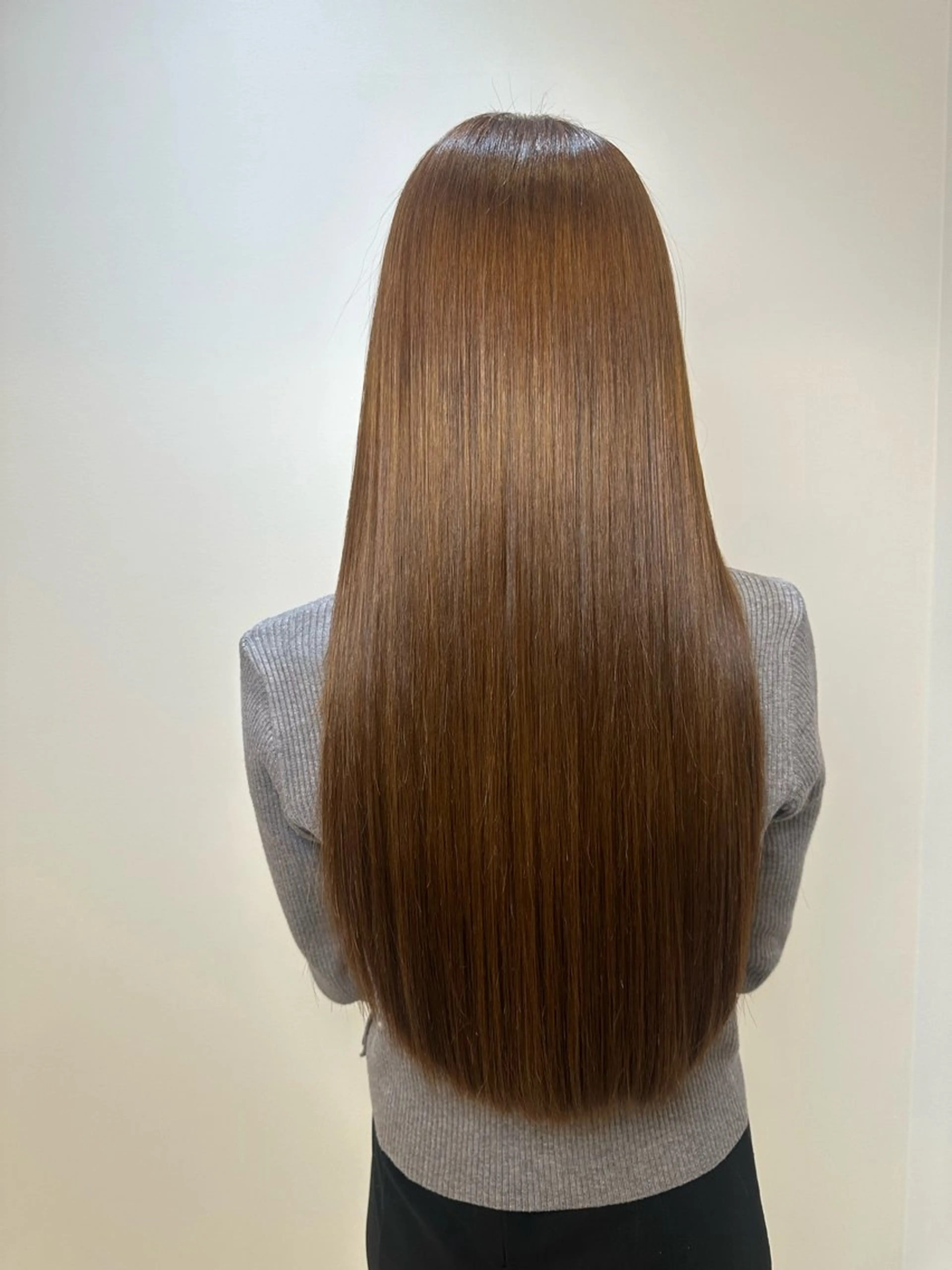 ロング パーマ 縮毛矯正 髪質改善/縮毛矯正 /ブリーチ矯正/岡部のヘアスタイル