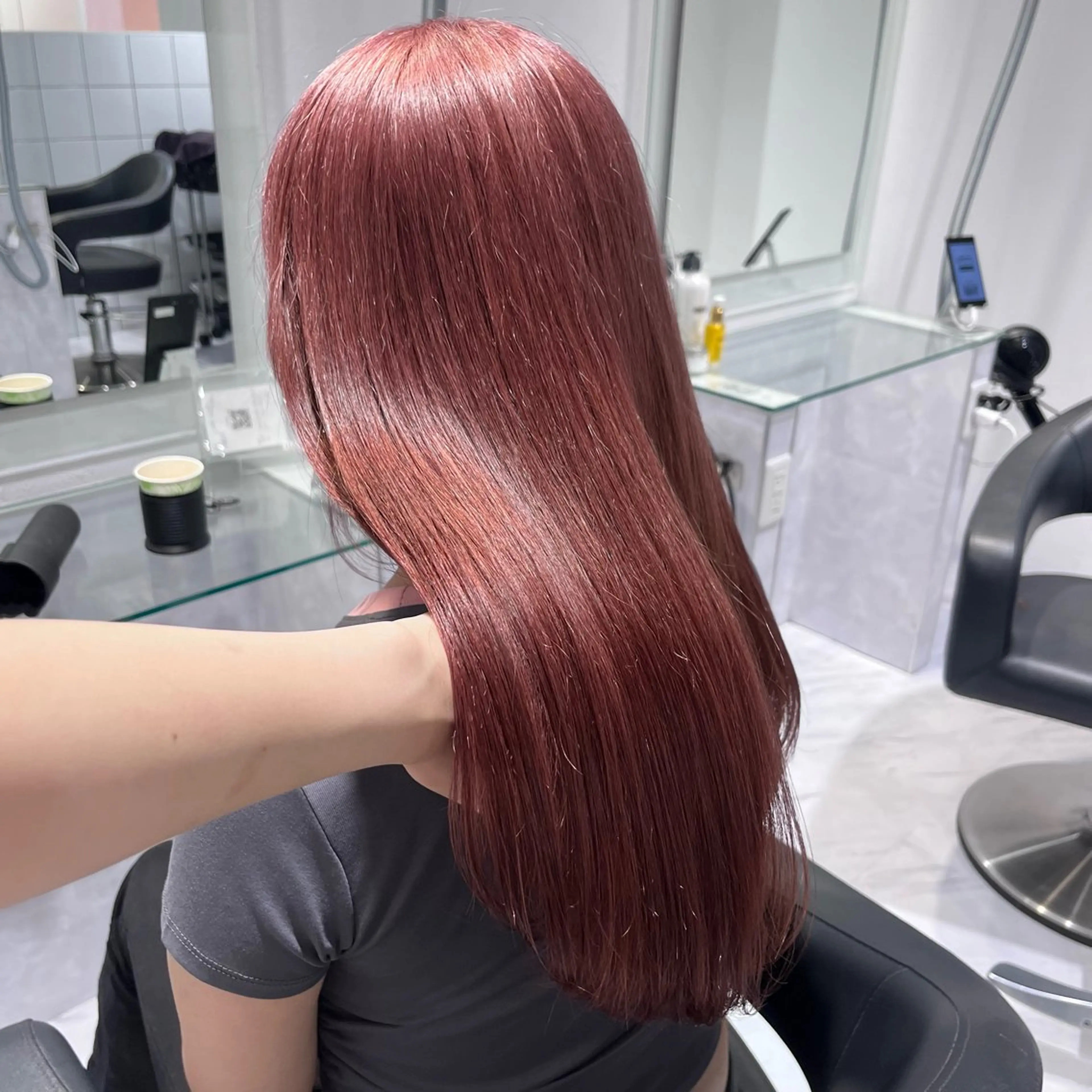 ロング カラー ヘアカラー トリートメント ヘッドスパ ヘアセット 🫧うる艶トレンド 🫧透明感カラーのヘアスタイル